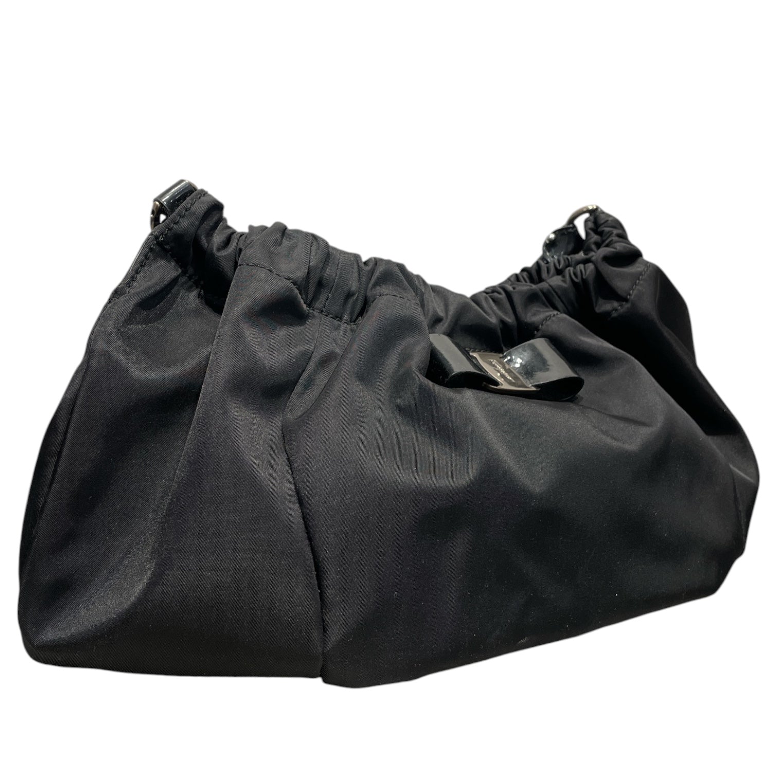 Salvatore Ferragamo/Hand Bag/Nylon/BLK/NYLON LEATHER STRAP view 6