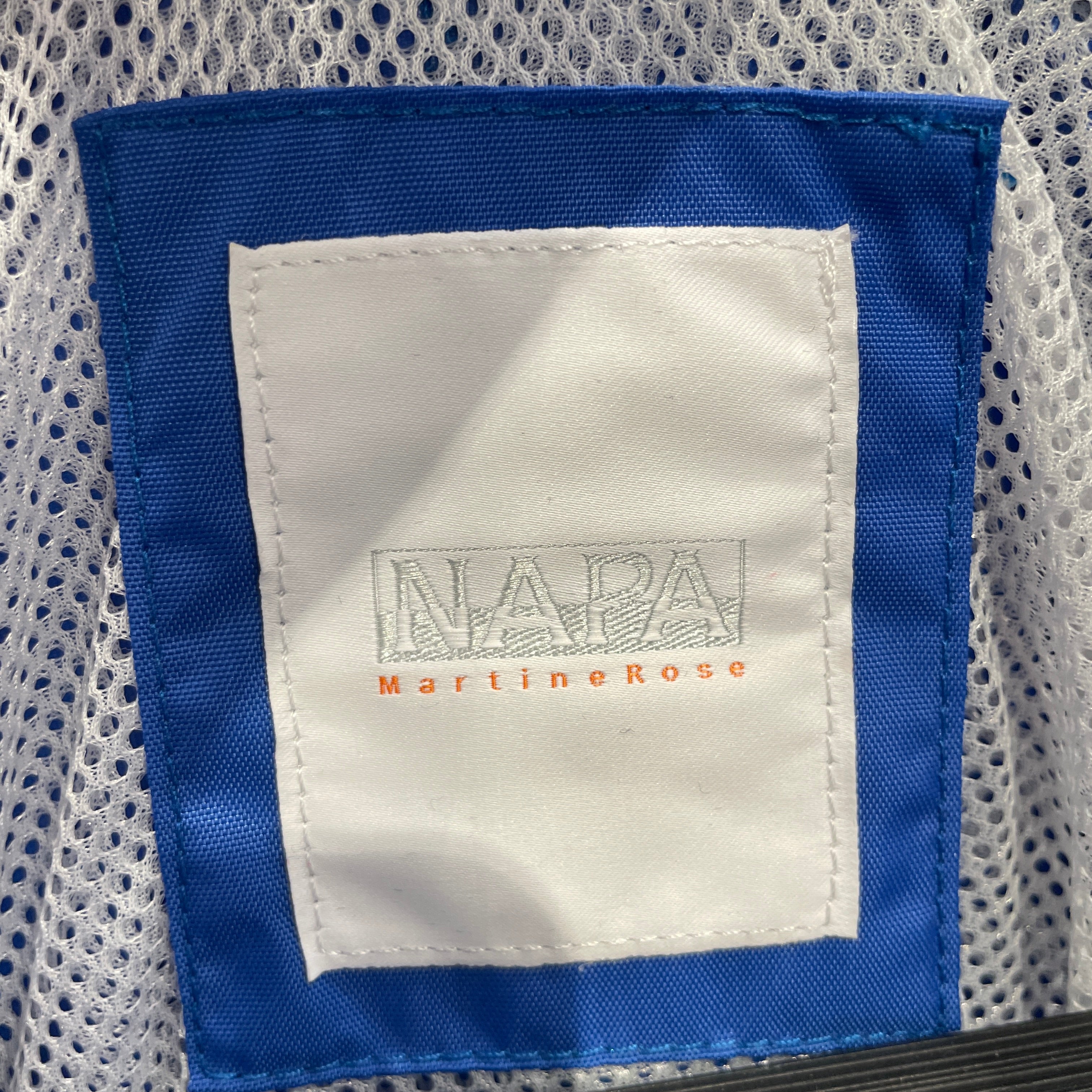 MARTINE ROSE/Mountain Parka/2/Polyester/BLU/NAPA view 3
