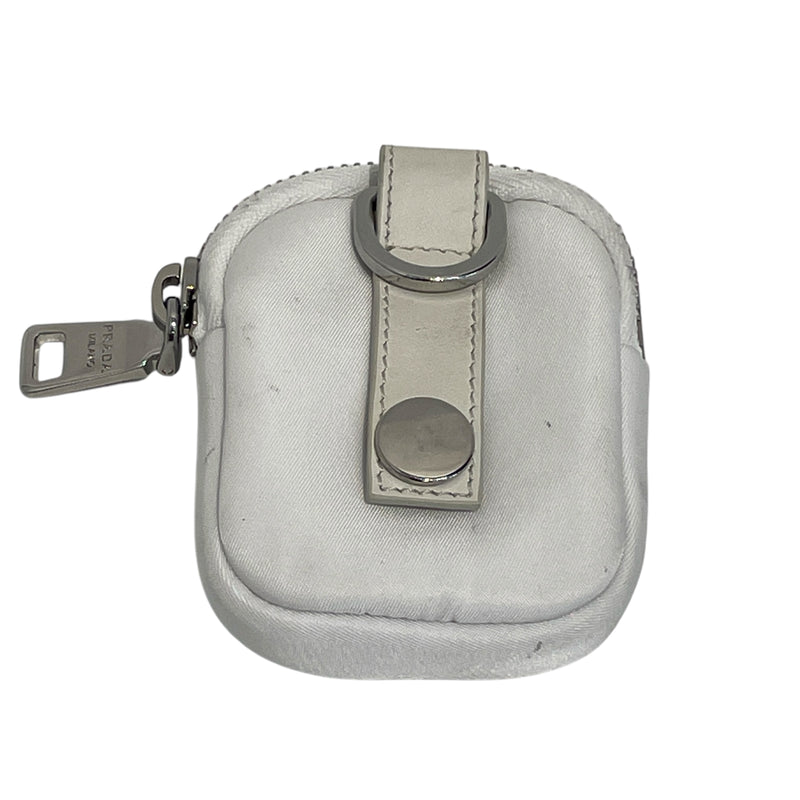 PRADA/Bag/Nylon/WHT/ANKLE BOOT NYLON BAG
