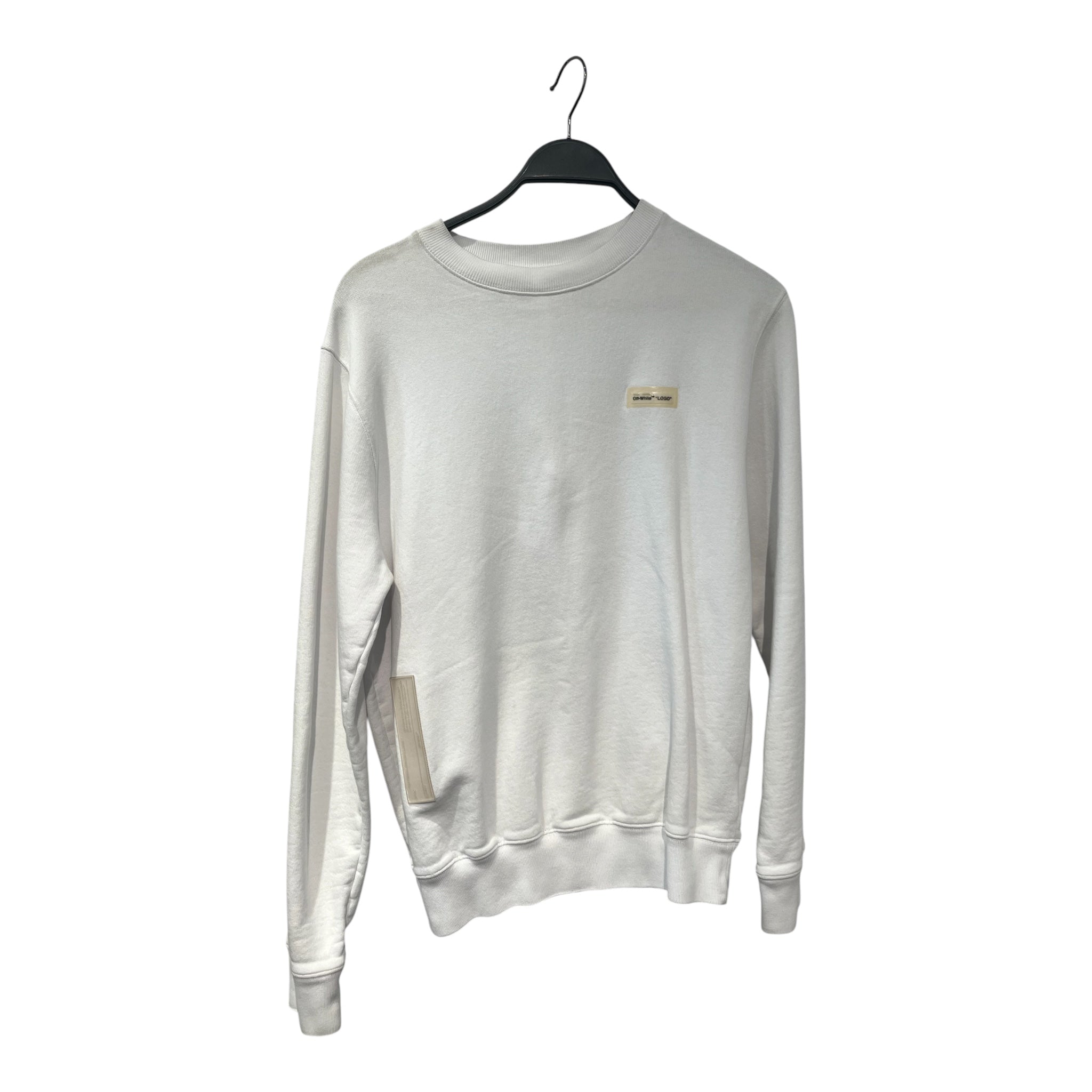 OFF-WHITE/Sweatshirt/XS/Cotton/WHT/WHITE SWEATSHIRT LOGO view 1