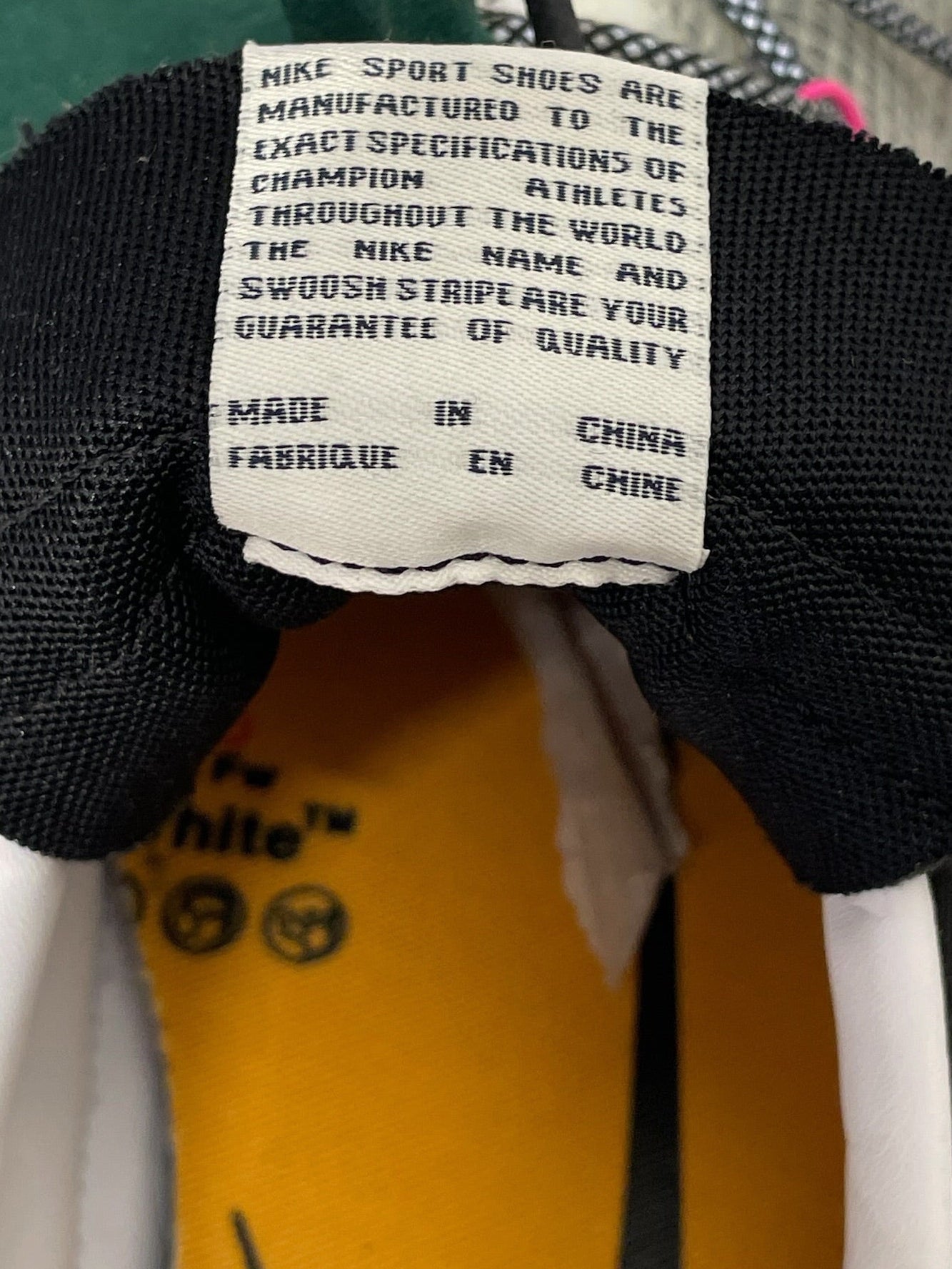 NIKE/OFF-WHITE/Low-Sneakers/US 12.5/Cotton/GRY/waffle racer view 7