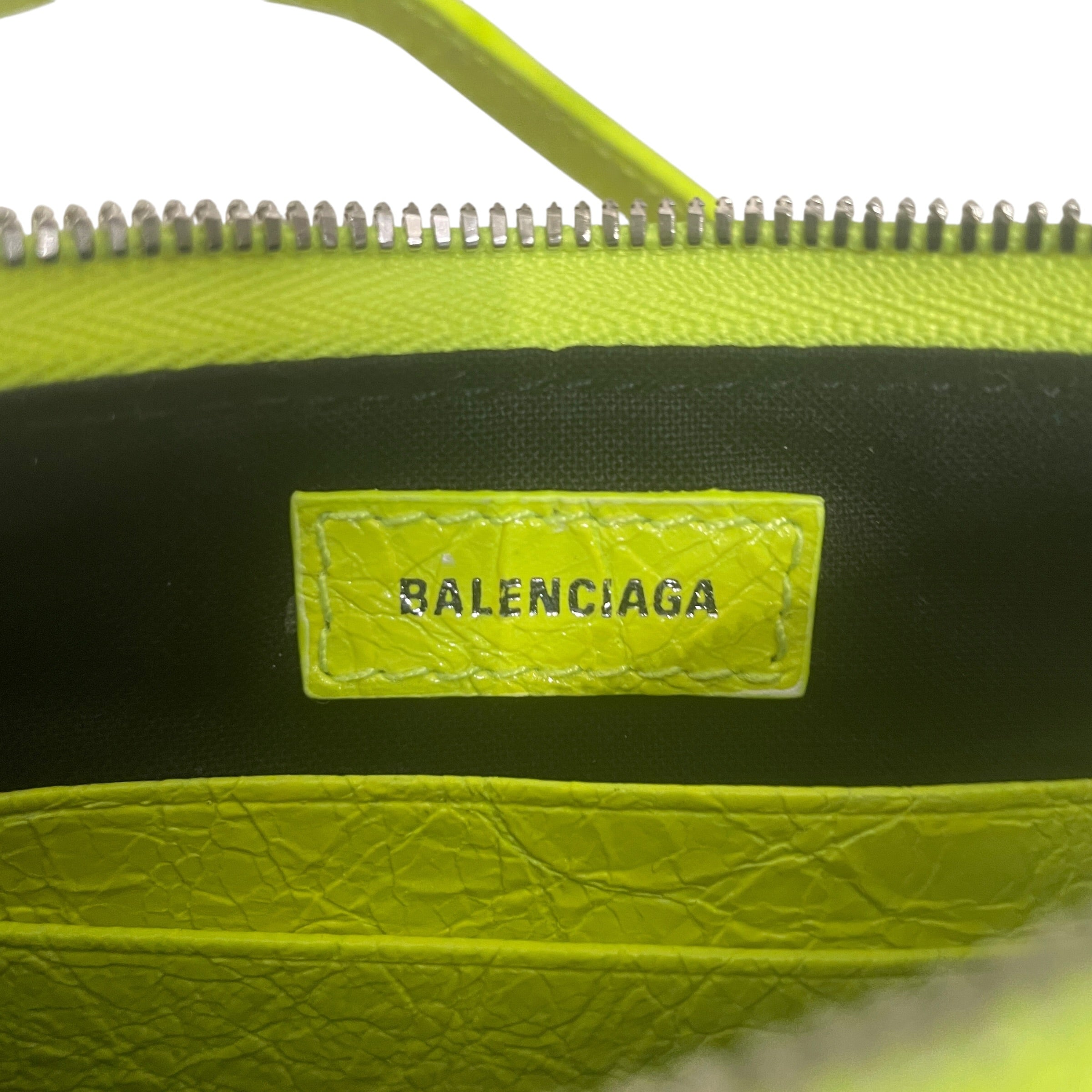 BALENCIAGA/Bag/Lambskin/YEL/LE CAGOLE MINI view 4