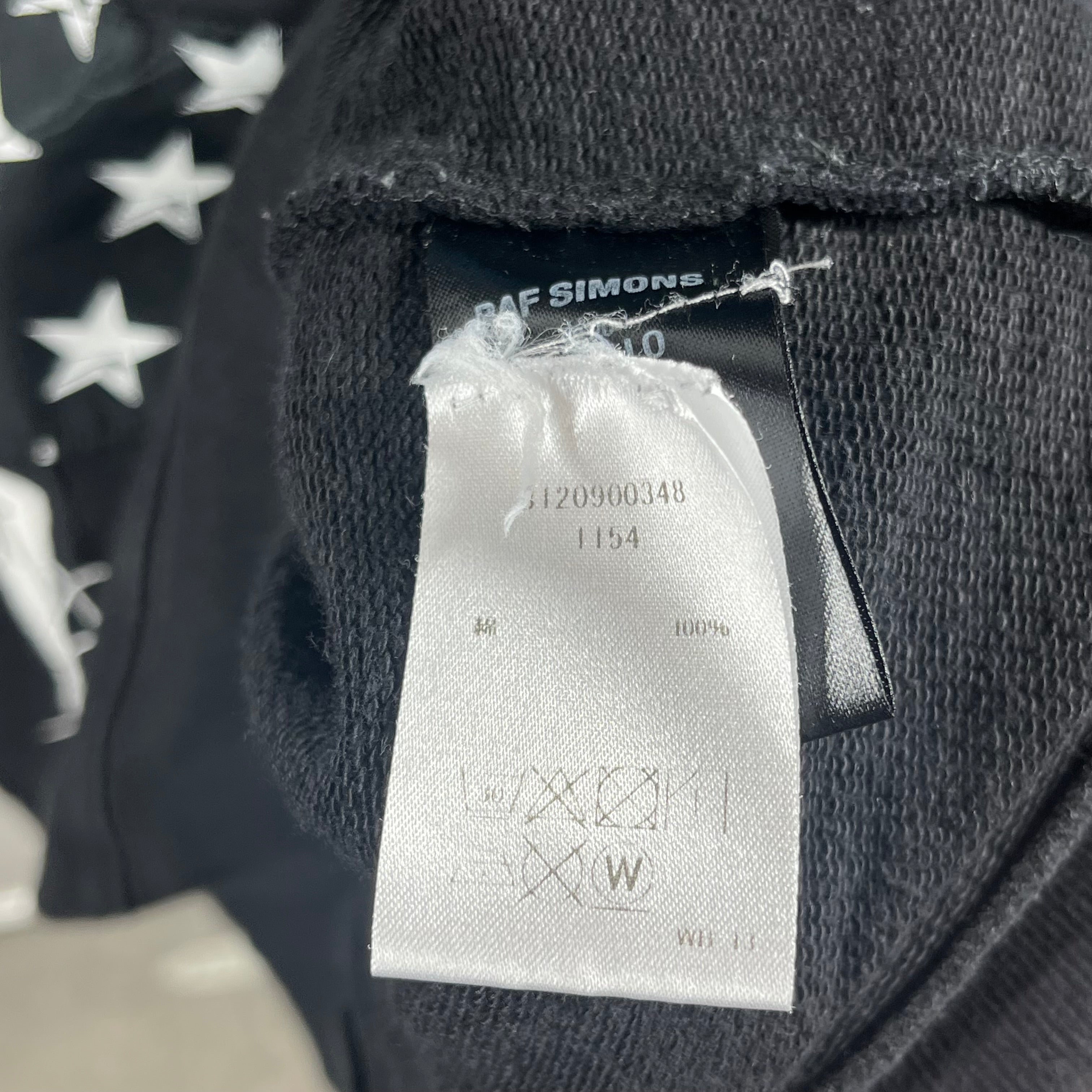 RAF SIMONS/Hoodie/XL/Graphic/Cotton/BLK/SS20 "STONE(D) AMERICA" view 4