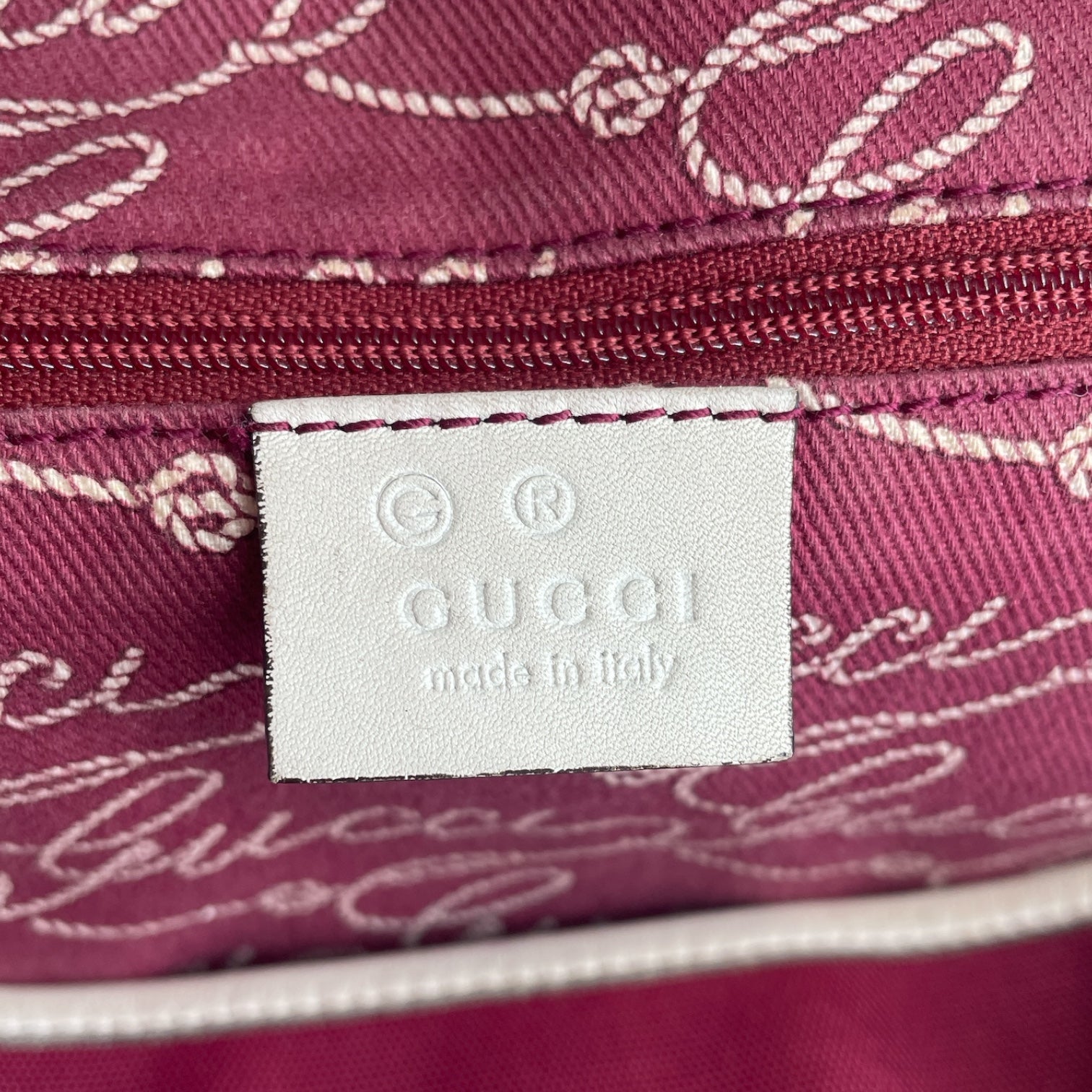 GUCCI/Cross Body Bag/M/Border/Cotton/MLT/toast canap cingihale pnk/crm view 3