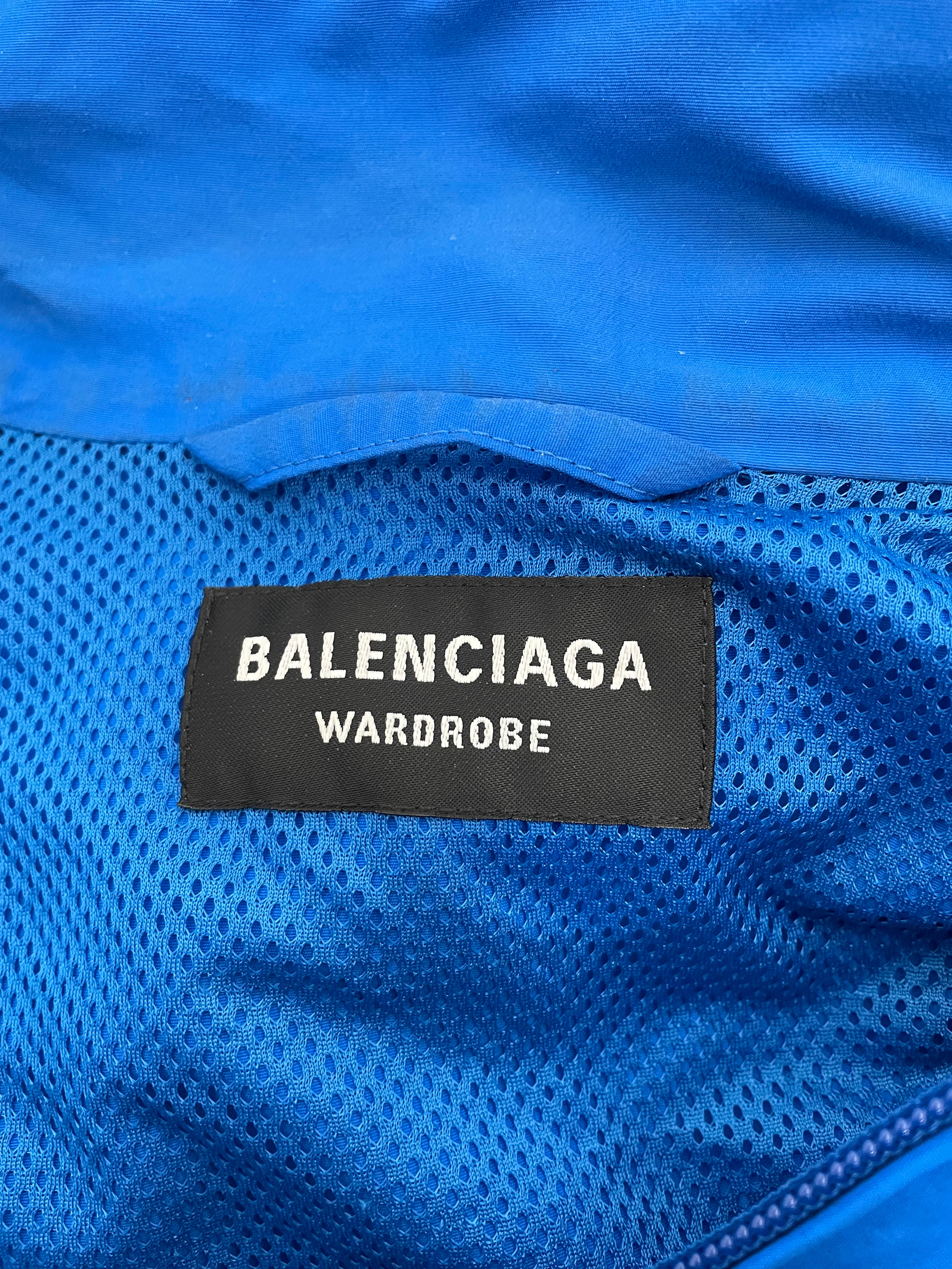 BALENCIAGA/Jacket/44/Nylon/BLU/Sporty B view 3