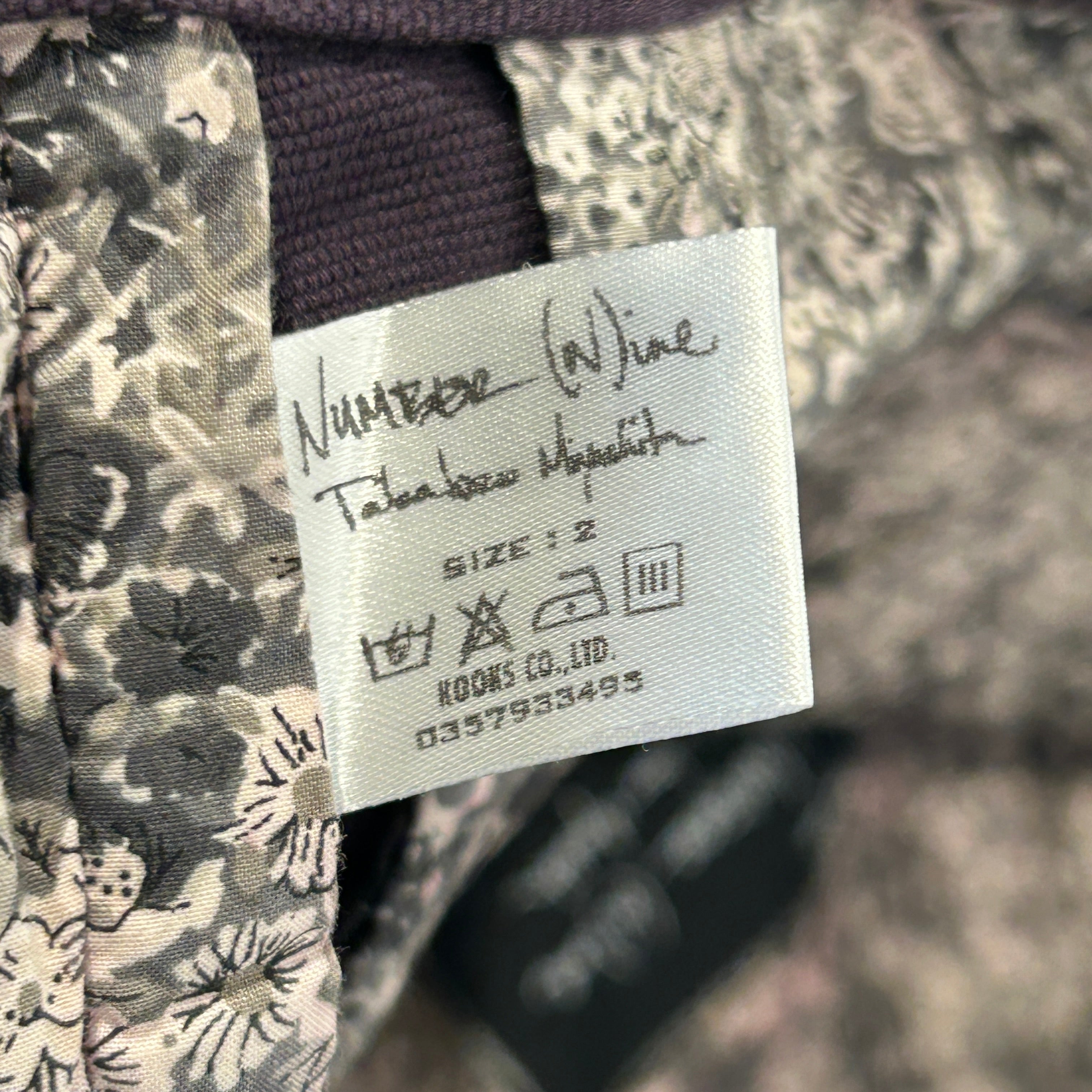 NUMBER (N)INE/Pants/2/Cotton/PPL/Spiral Zip view 4