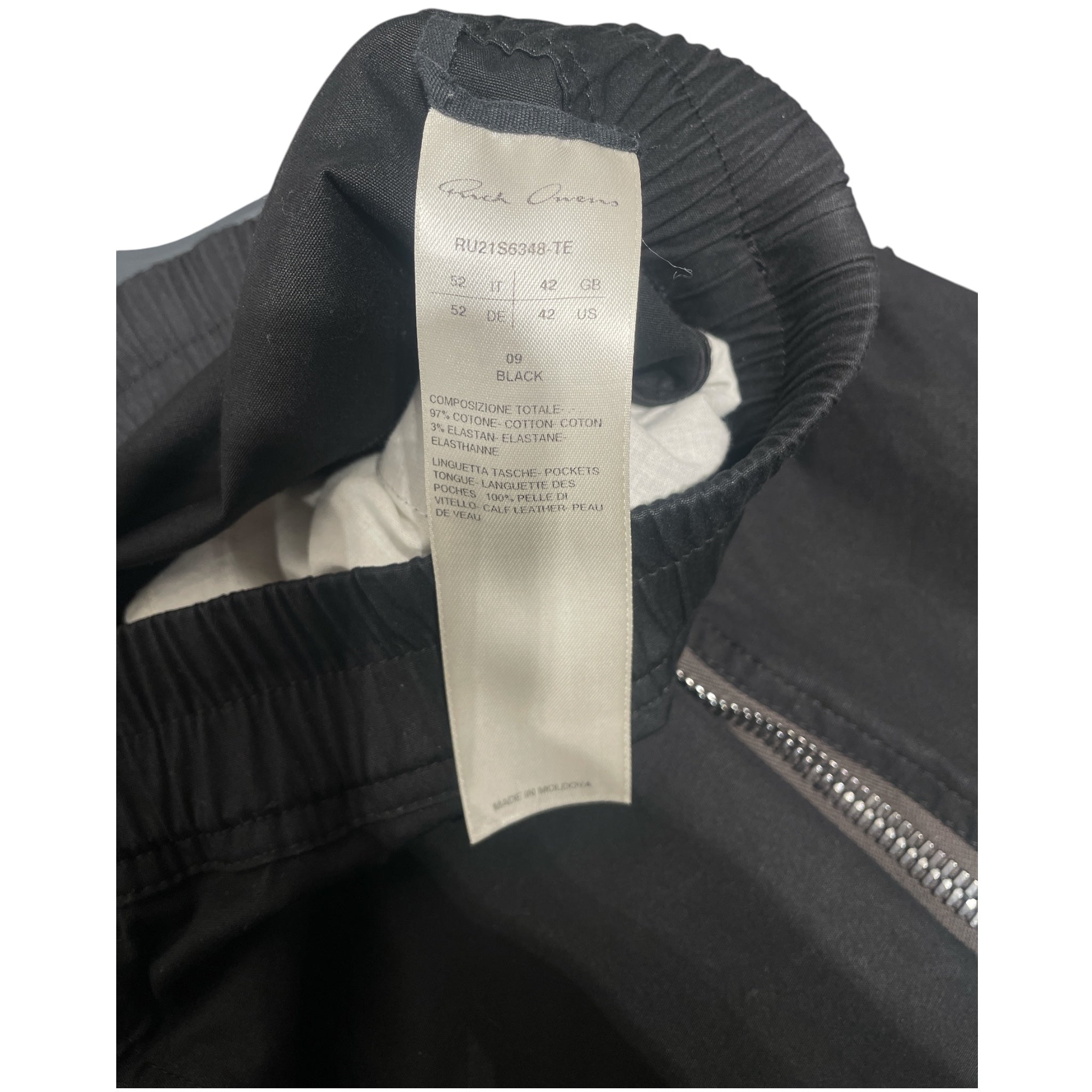 Rick Owens/Shorts/42/BLK/ss21 cropped view 4