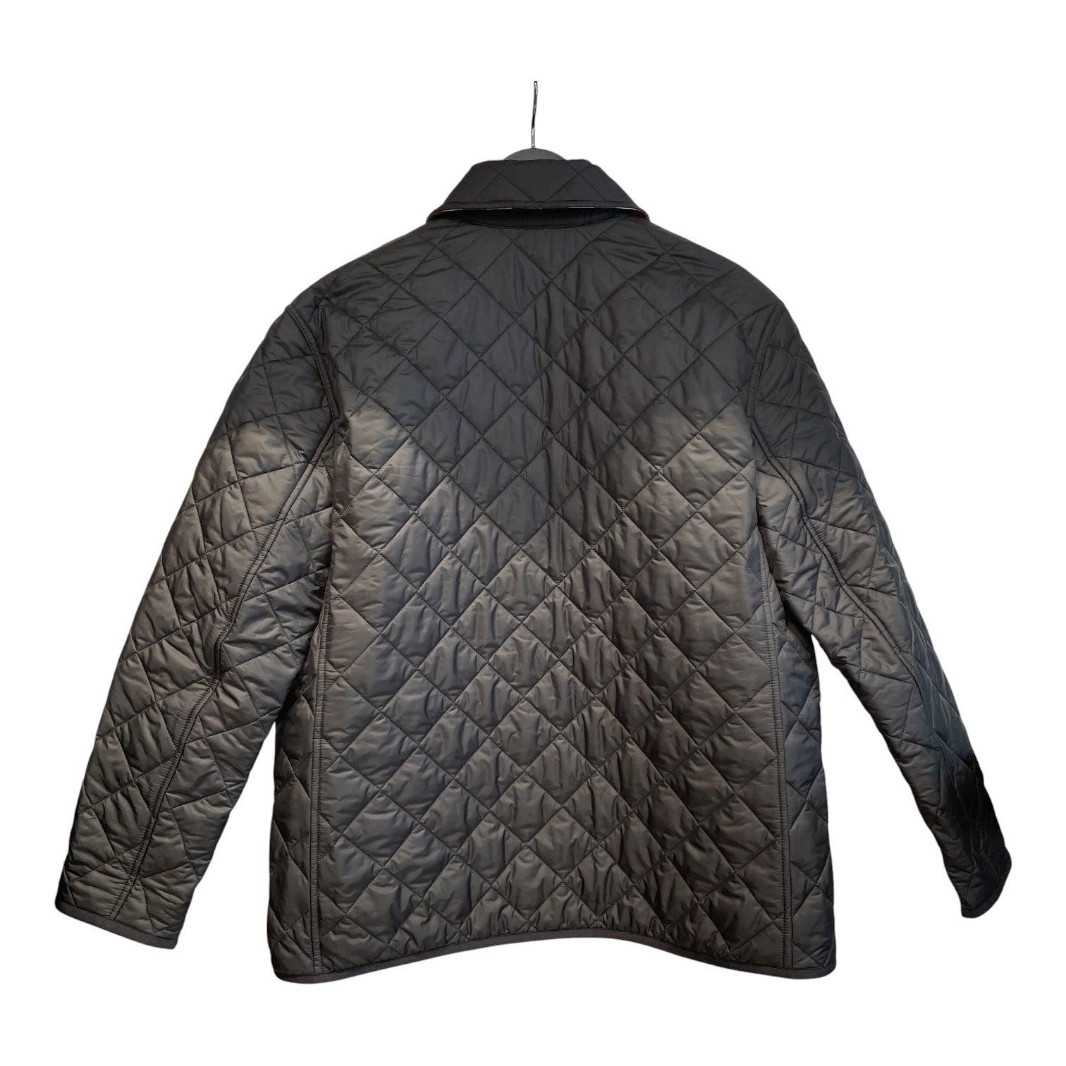 BURBERRY/Quilted Jkt/L/Nylon/NVY/BURBERRY PLAID JKT view 2