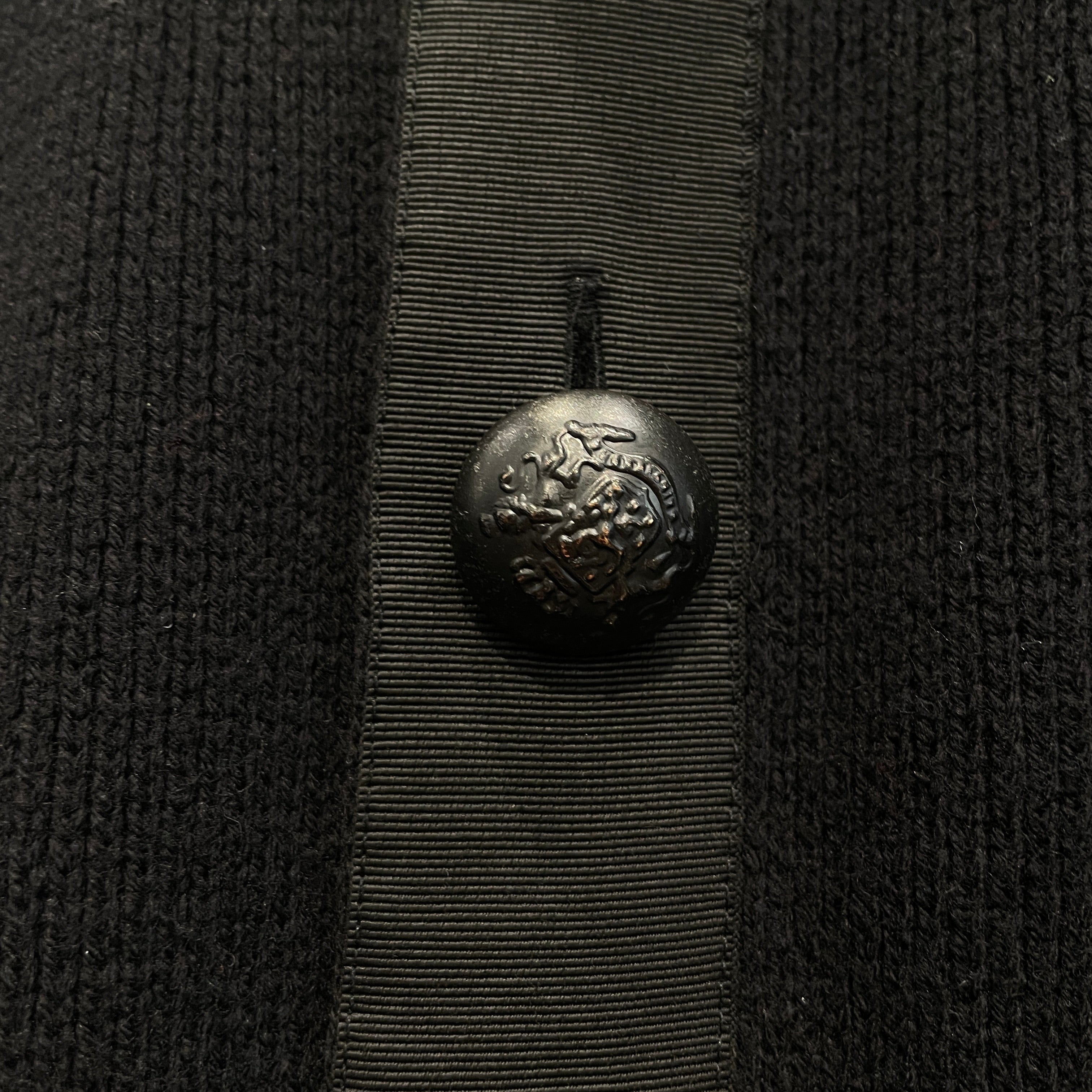 BALENCIAGA/Heavy Sweater/S/Wool/BLK/NAPOLEON/BUTTONS view 5