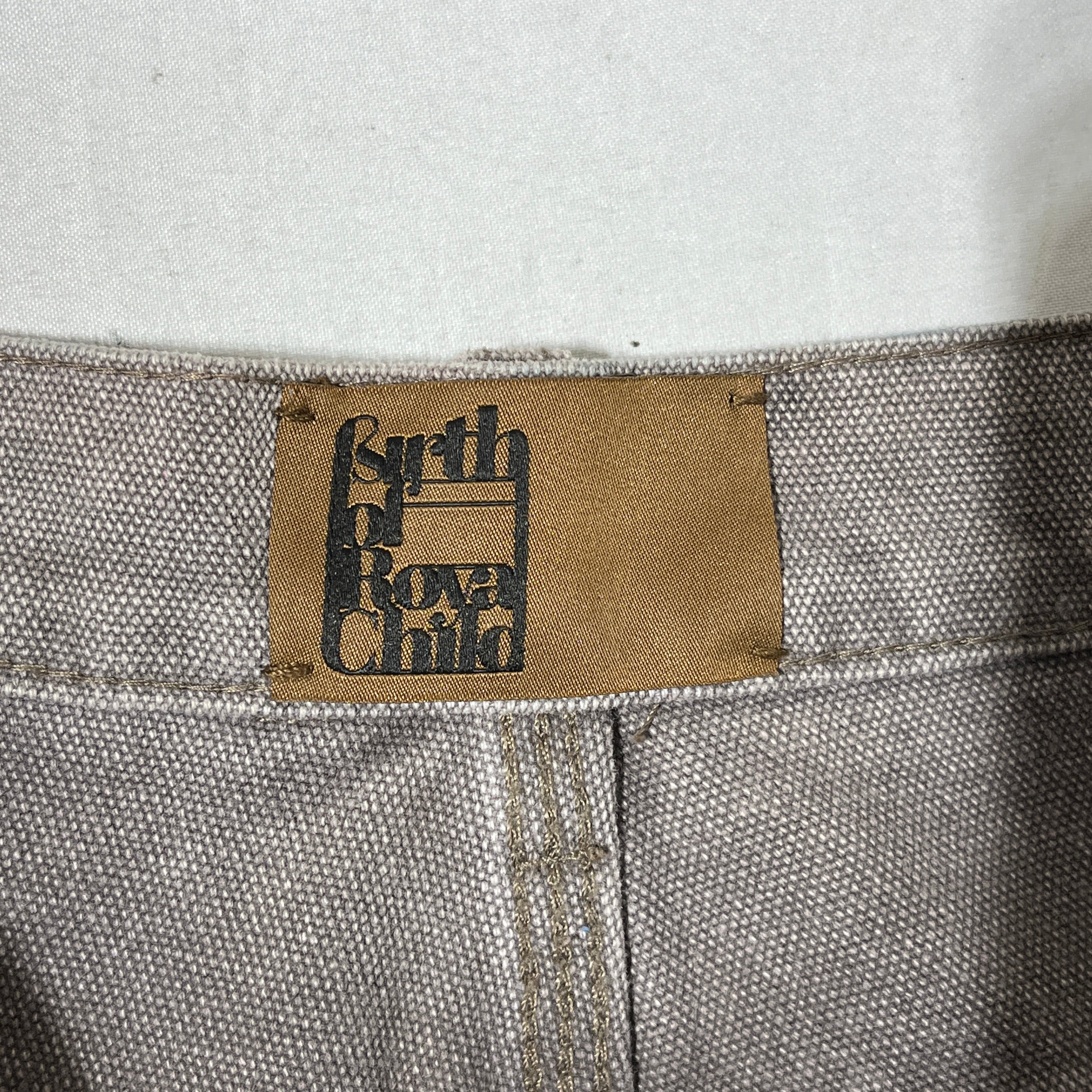 Birth of Royal Child/Shorts/M/Cotton/KHK/Rhine Stone Doubleknee Shorts view 3