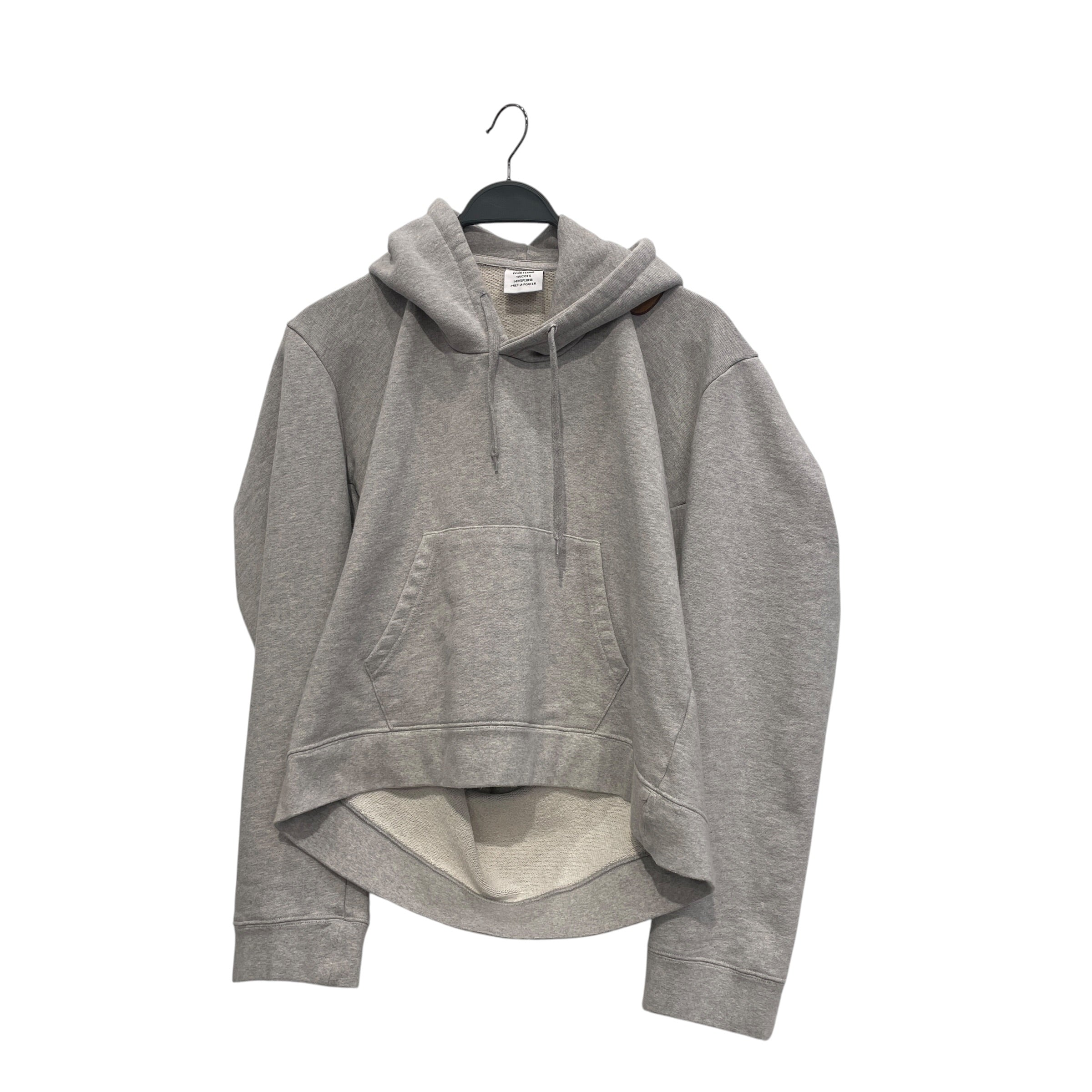 VETEMENTS/Hoodie/S/Graphic/Cotton/GRY/AW18 MISPLACED LOGO view 1
