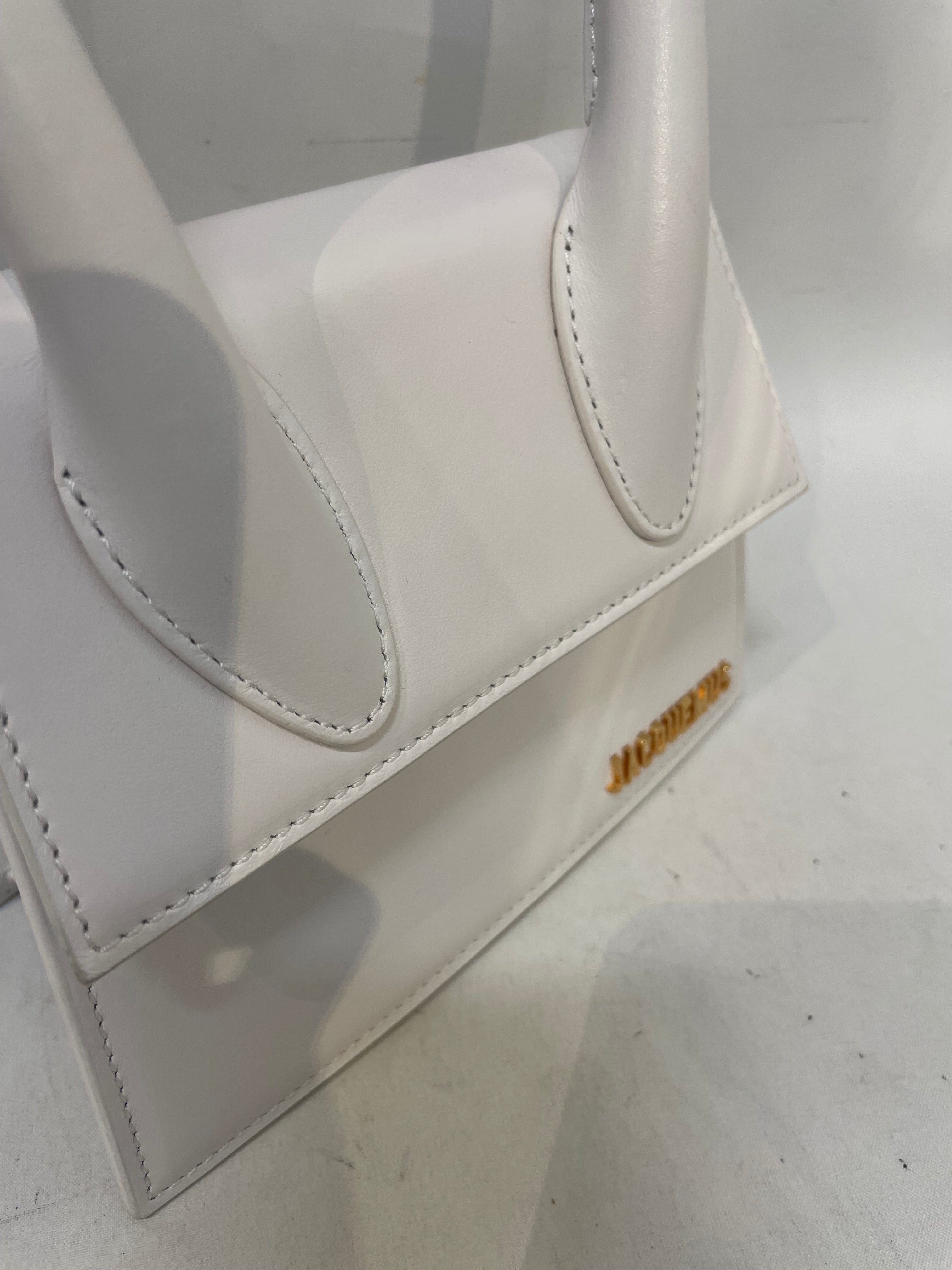 JACQUEMUS/Cross Body Bag/Leather/WHT/Le Grand Chiquito view 5