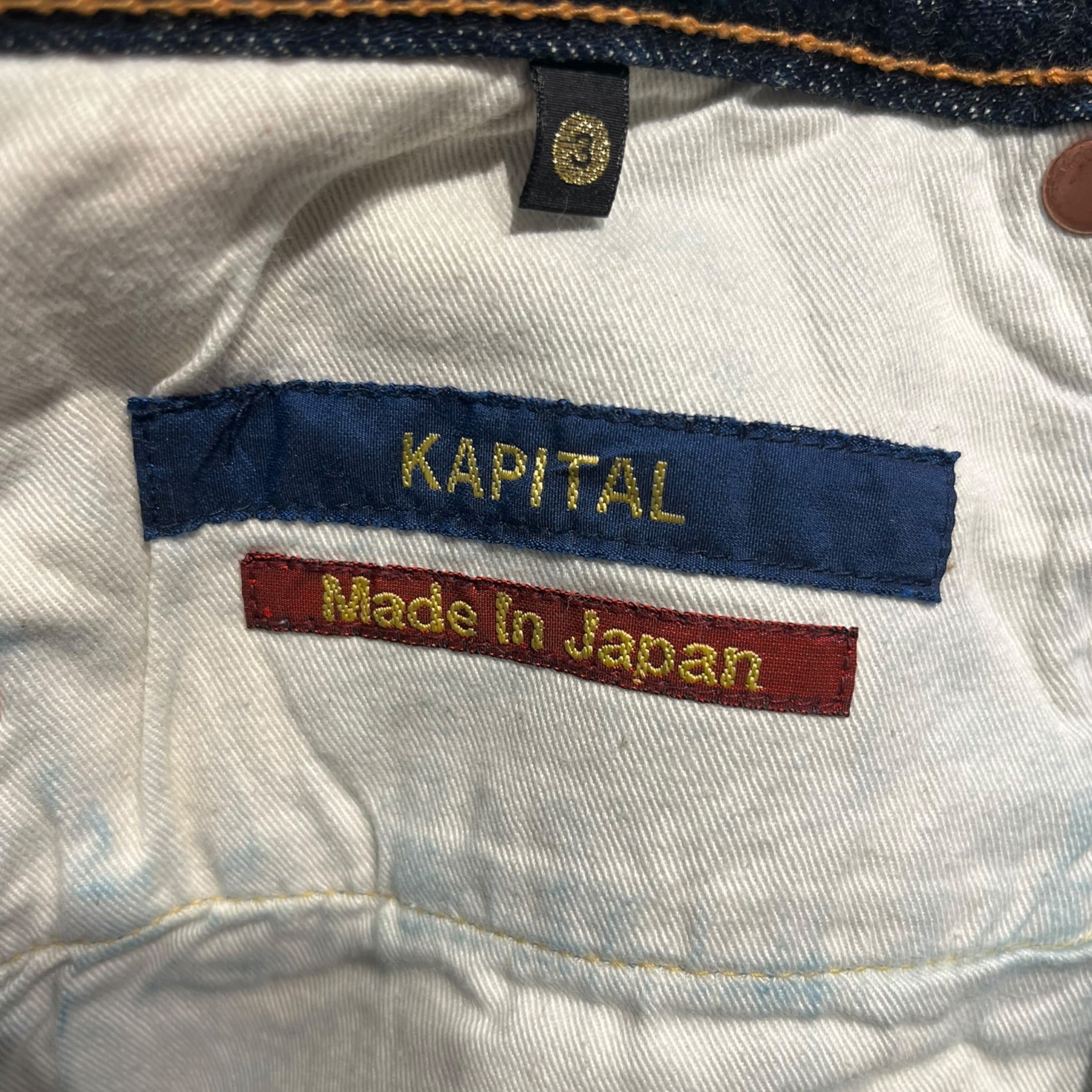 KAPITAL/Bootcut Pants/S/Denim/IDG/Denim Fatigue view 3