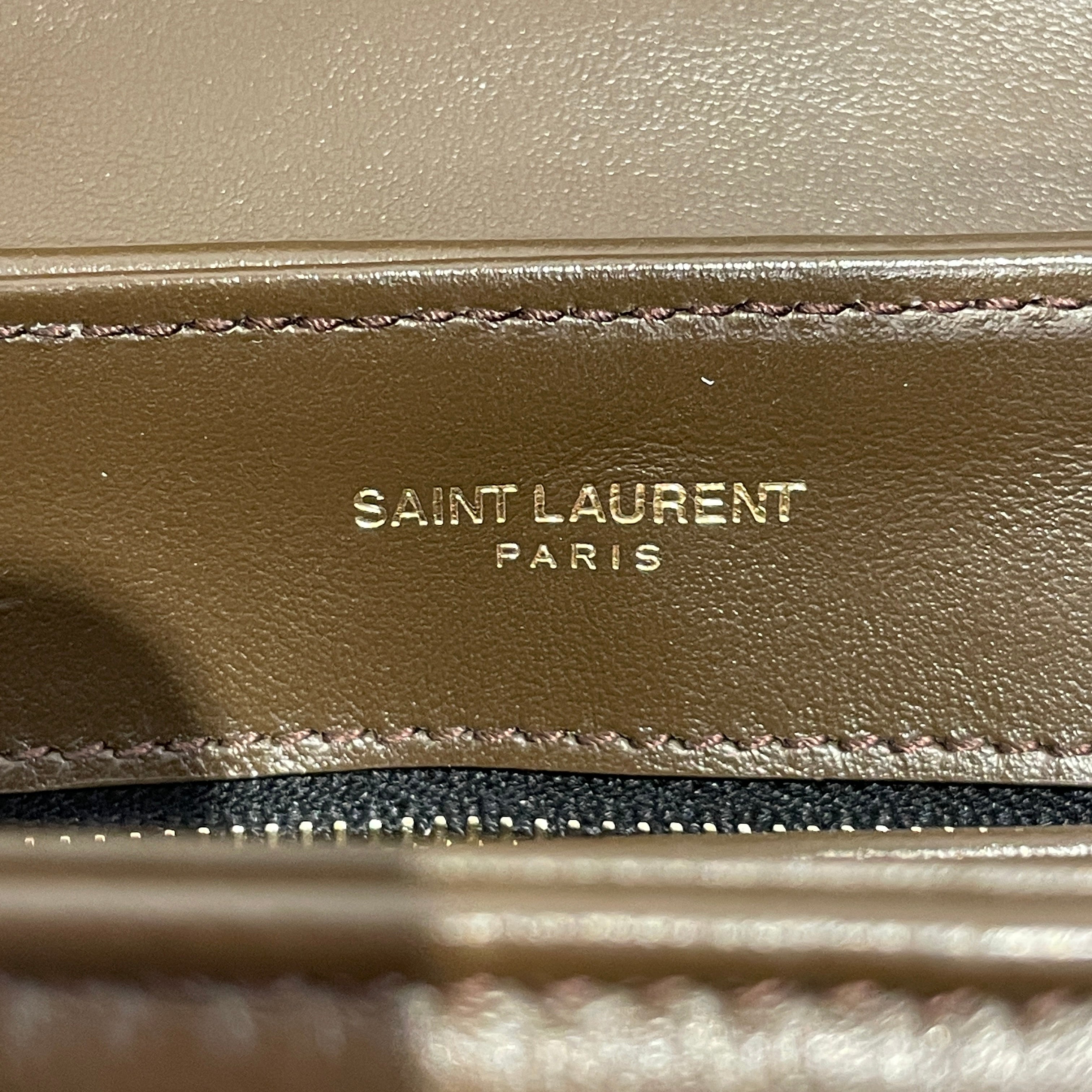 YVES SAINT LAURENT/Hand Bag/Leather/BRW/LOULOU QUILTED SHOLDER BAG view 7