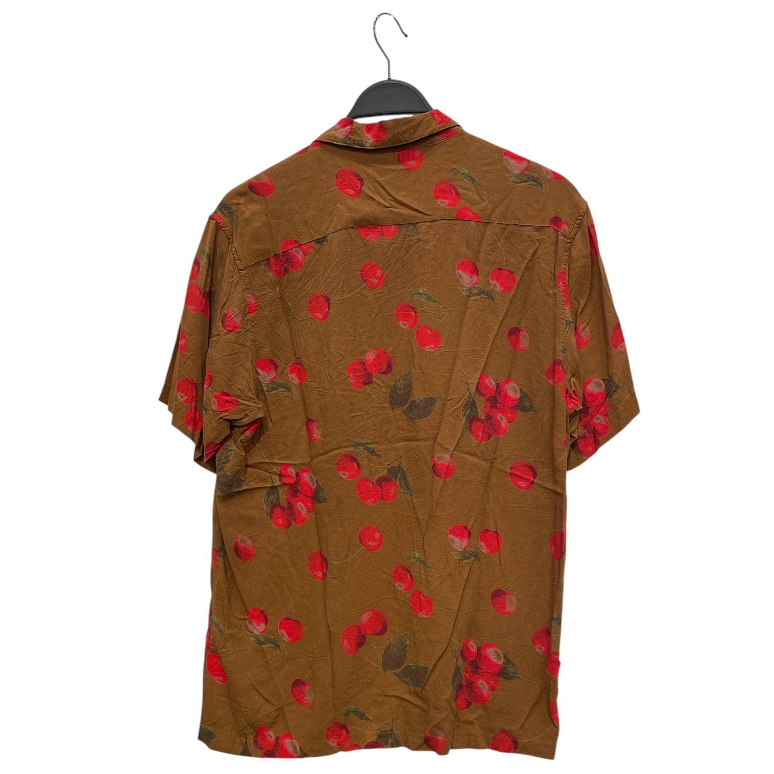Supreme/SS Shirt/M/Rayon/BRW/All Over Print/cherry pattern view 2