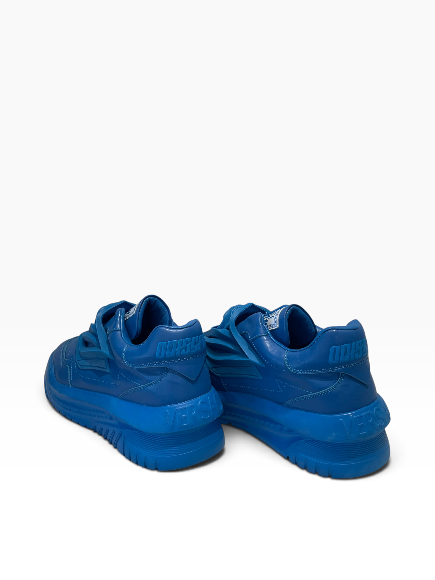 VERSACE/Low-Sneakers/EU 45/BLU/odissea medusa 3D rubber view 1