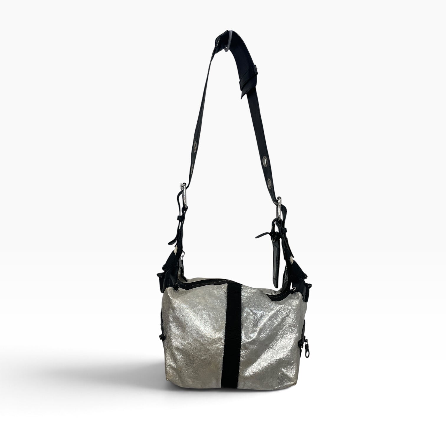 Chloe/Bag/Polyester/SLV/2004 silver camera bag view 2