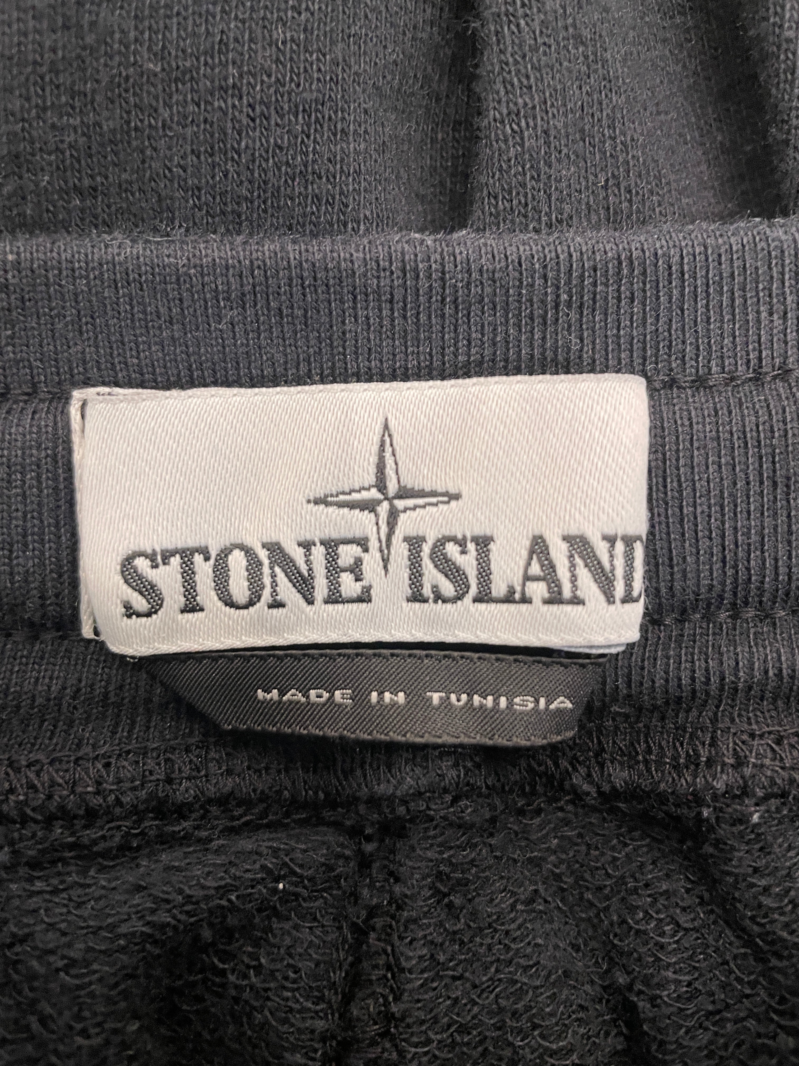 STONE ISLAND/Shorts/S/Cotton/BLK/Jersey Shorts view 3
