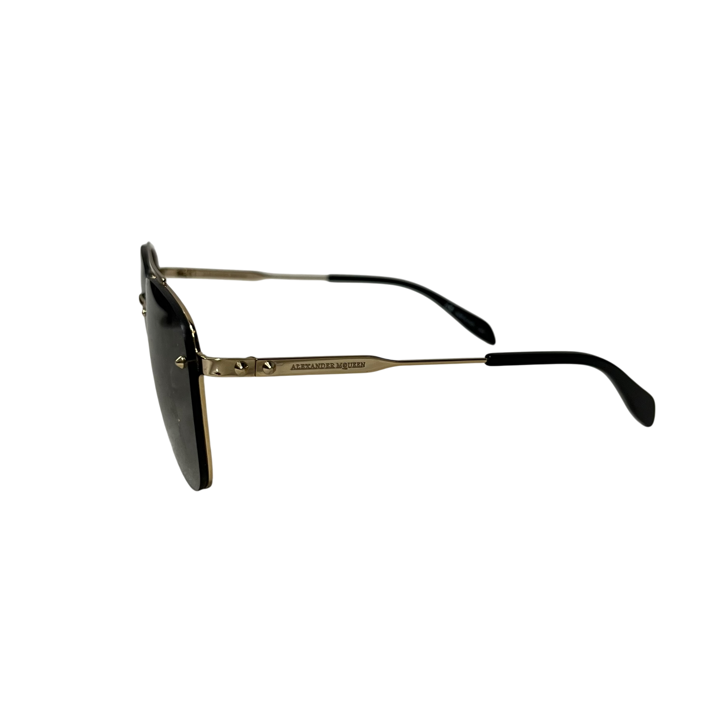 Alexander McQueen/Sunglasses/OS/Titanium/BLK/ view 3