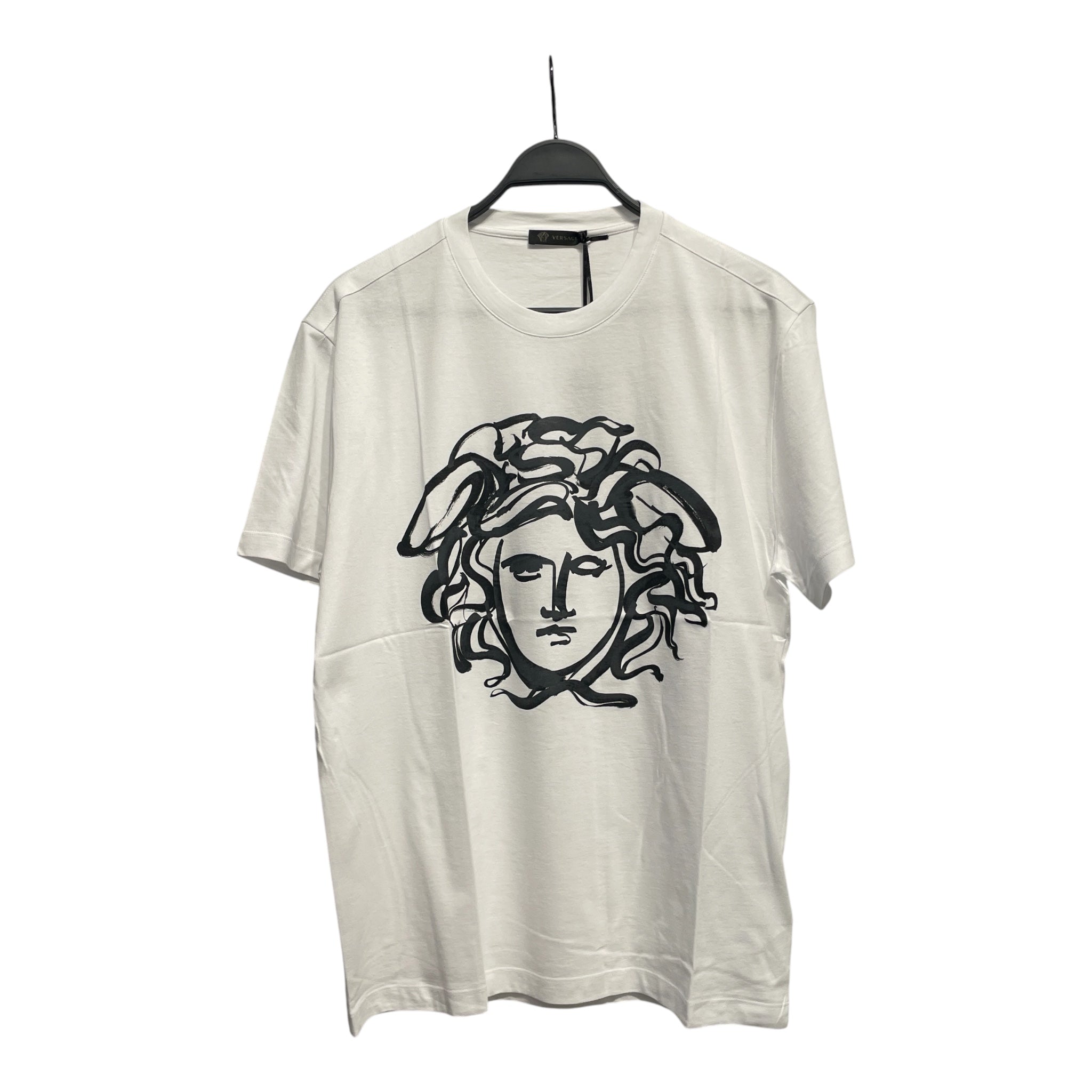VERSACE/T-Shirt/M/Cotton/WHT/ view 1