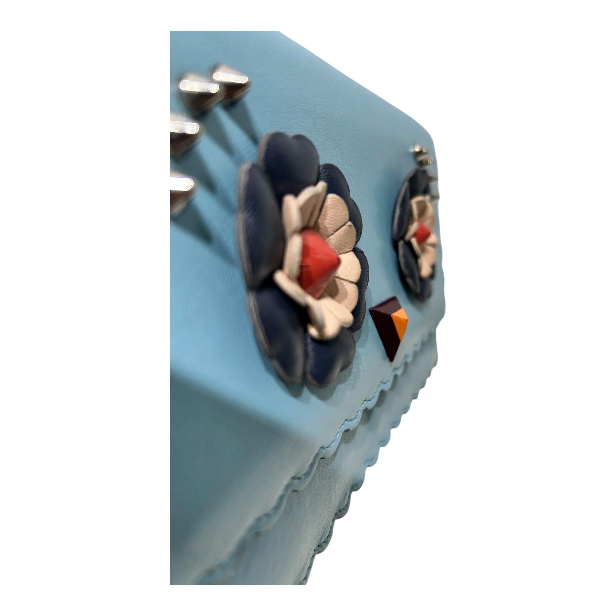 FENDI/Pouch/Graphic/Leather/BLU/OWL SWAG view 6