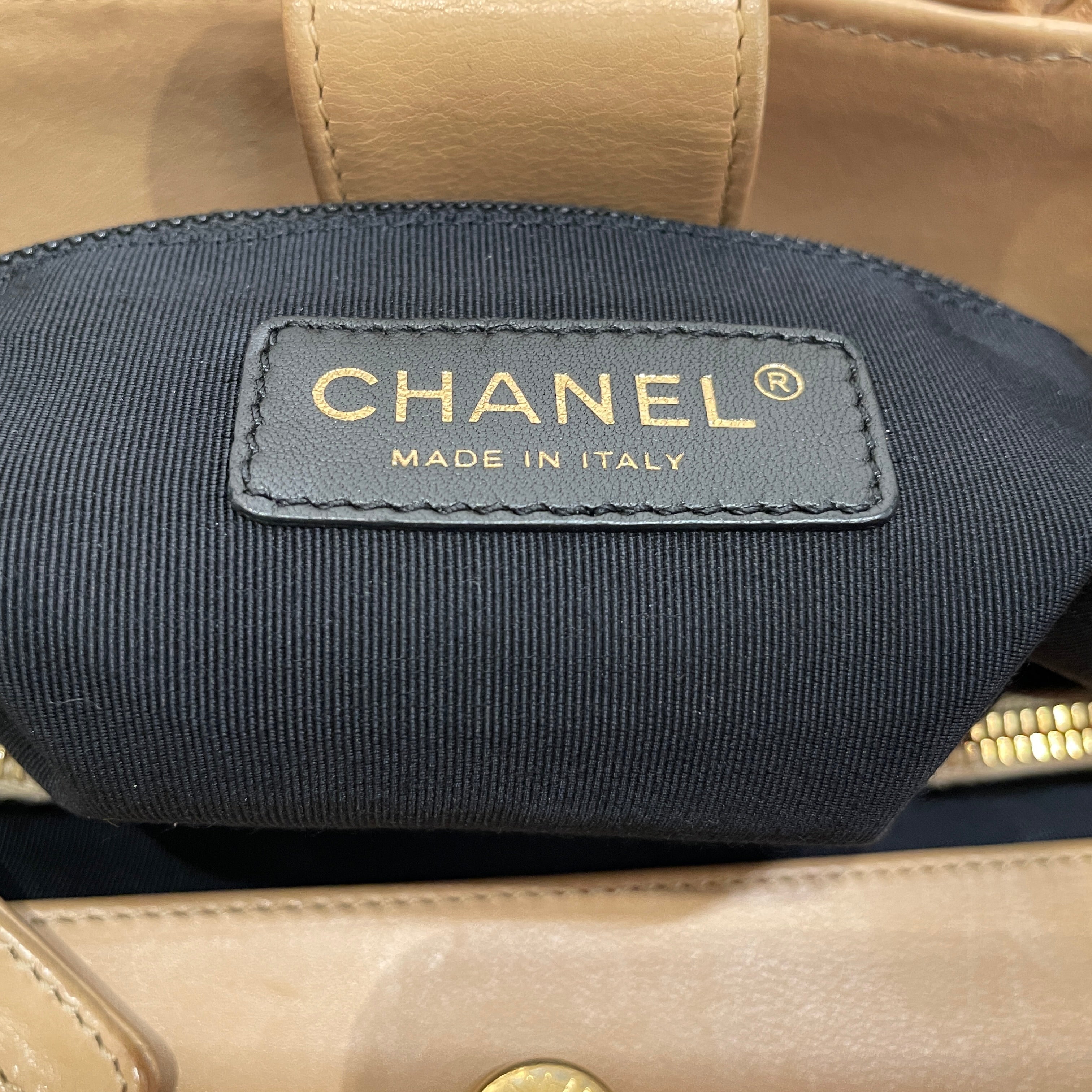 CHANEL/Cross Body Bag/Leather/BEG/14716658 CHAIN RIM MINI TOTE view 5