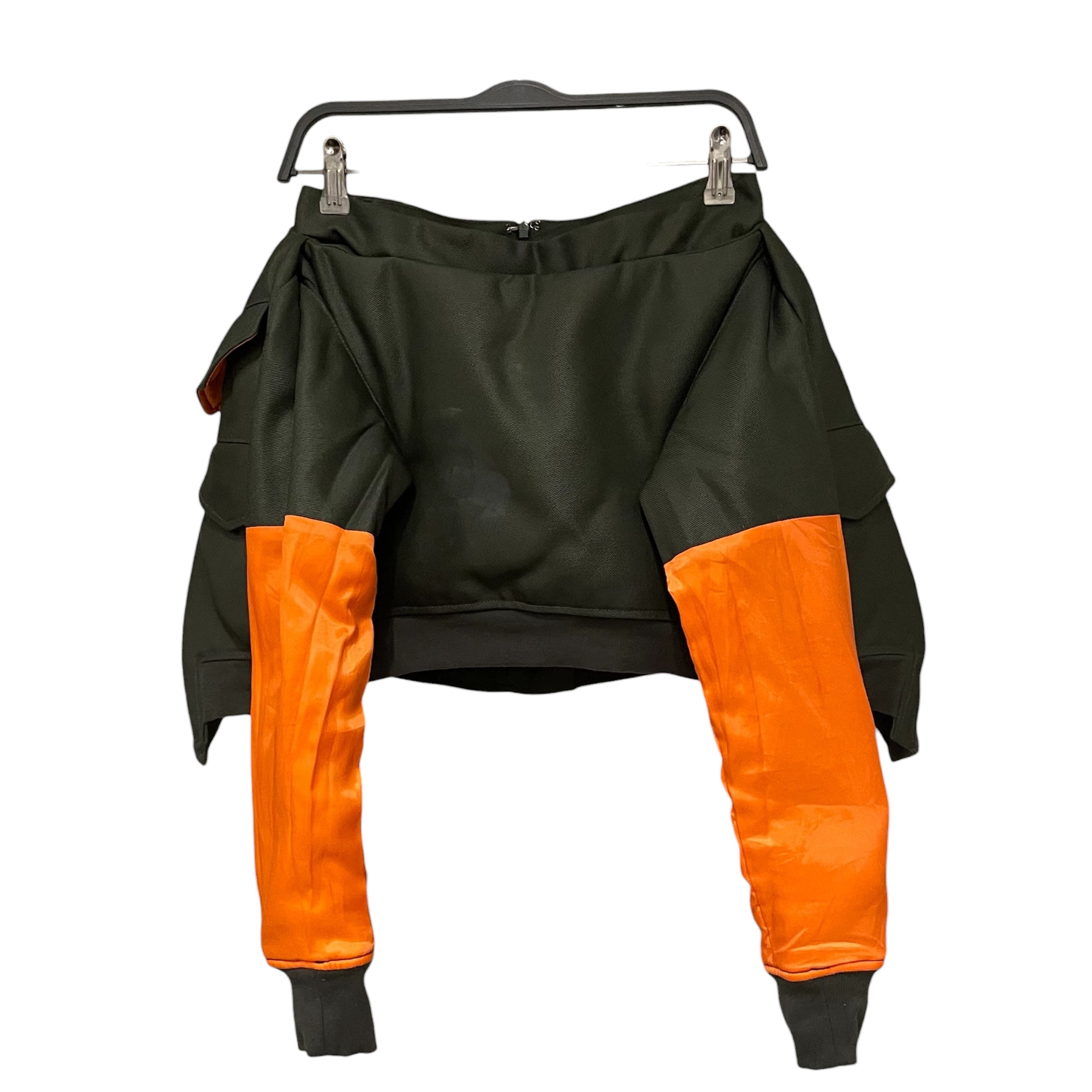 Helmut Lang/Skirt/M/Nylon/GRN/BOMBER SKIRT view 1