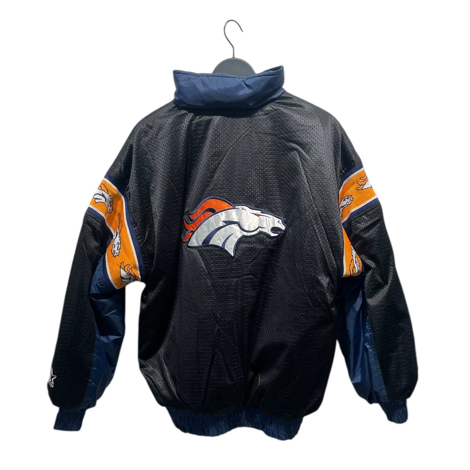 STARTER/Windbreaker/L/XL/Acrylic/NVY/BRONCO REVERSE view 2