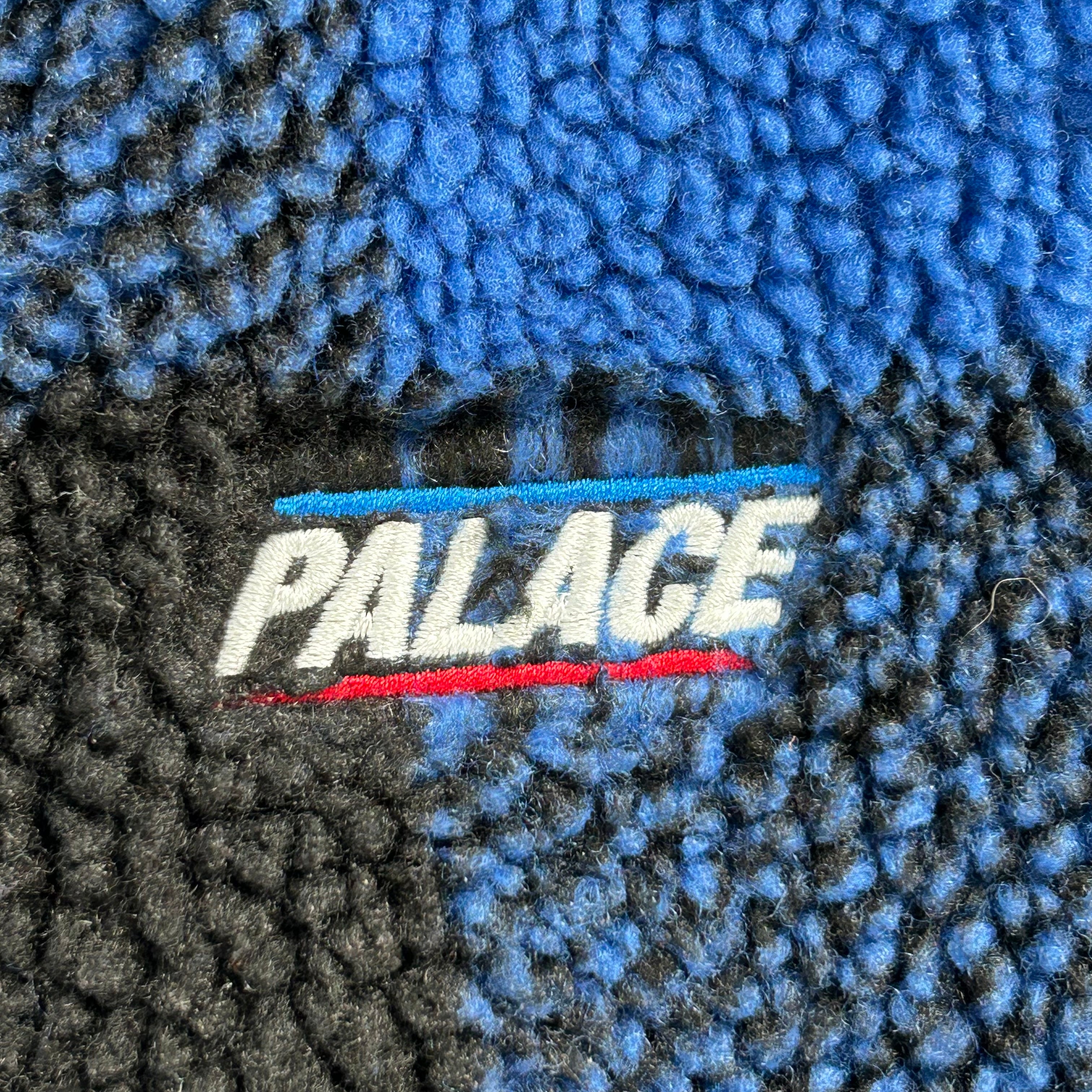 PALACE/Fleece Jkt/M/Cotton/BLU/Hombre Check/BLUE AND BLACK CHECKER view 5