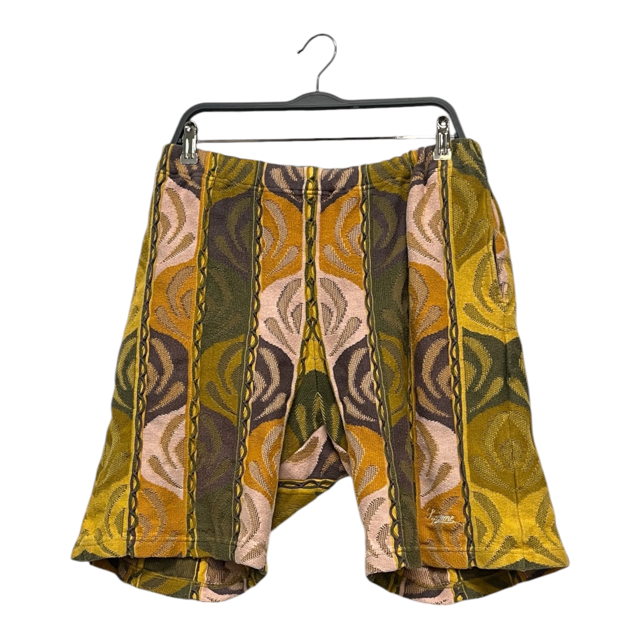 Supreme/Shorts/XL/Cotton/YEL/All Over Print/COOGI STYLE KNIT SHORT view 1