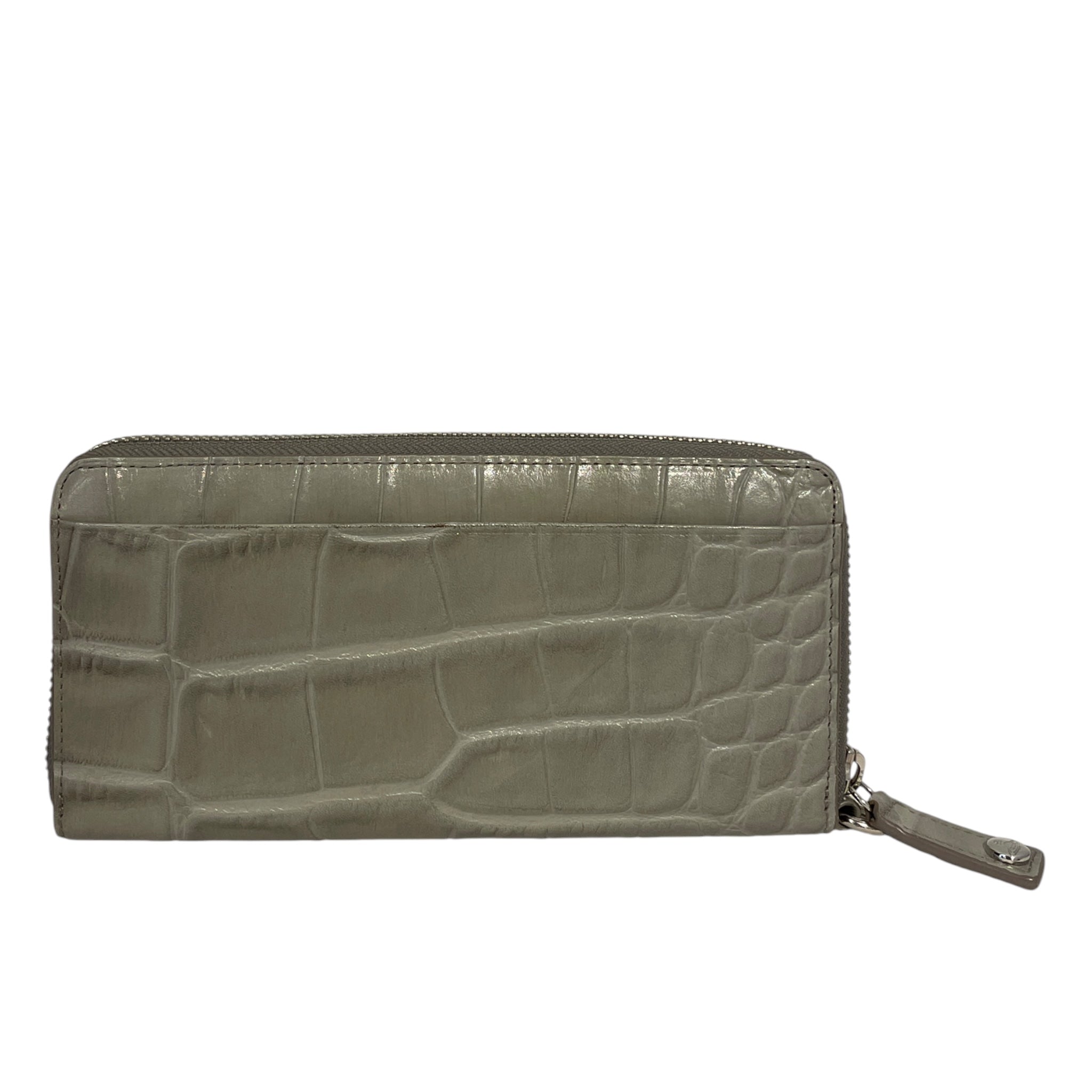 Vivienne Westwood/Long Wallet/Animal Pattern/Leather/GRY/L's/CROC, GRY & SLV ORB view 2