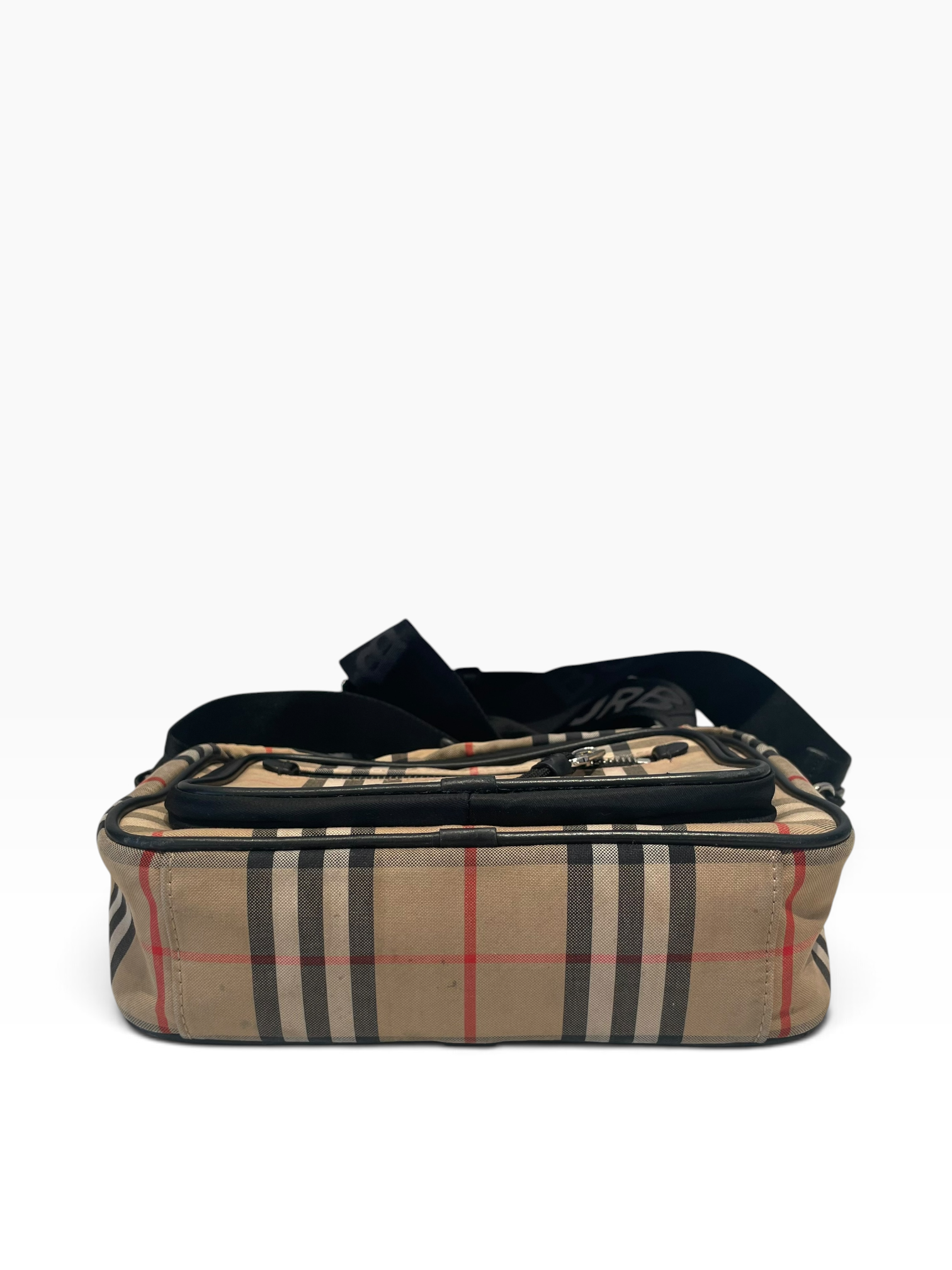 BURBERRY/Cross Body Bag/Plaid/Nylon/BEG/paddy vintage check view 3