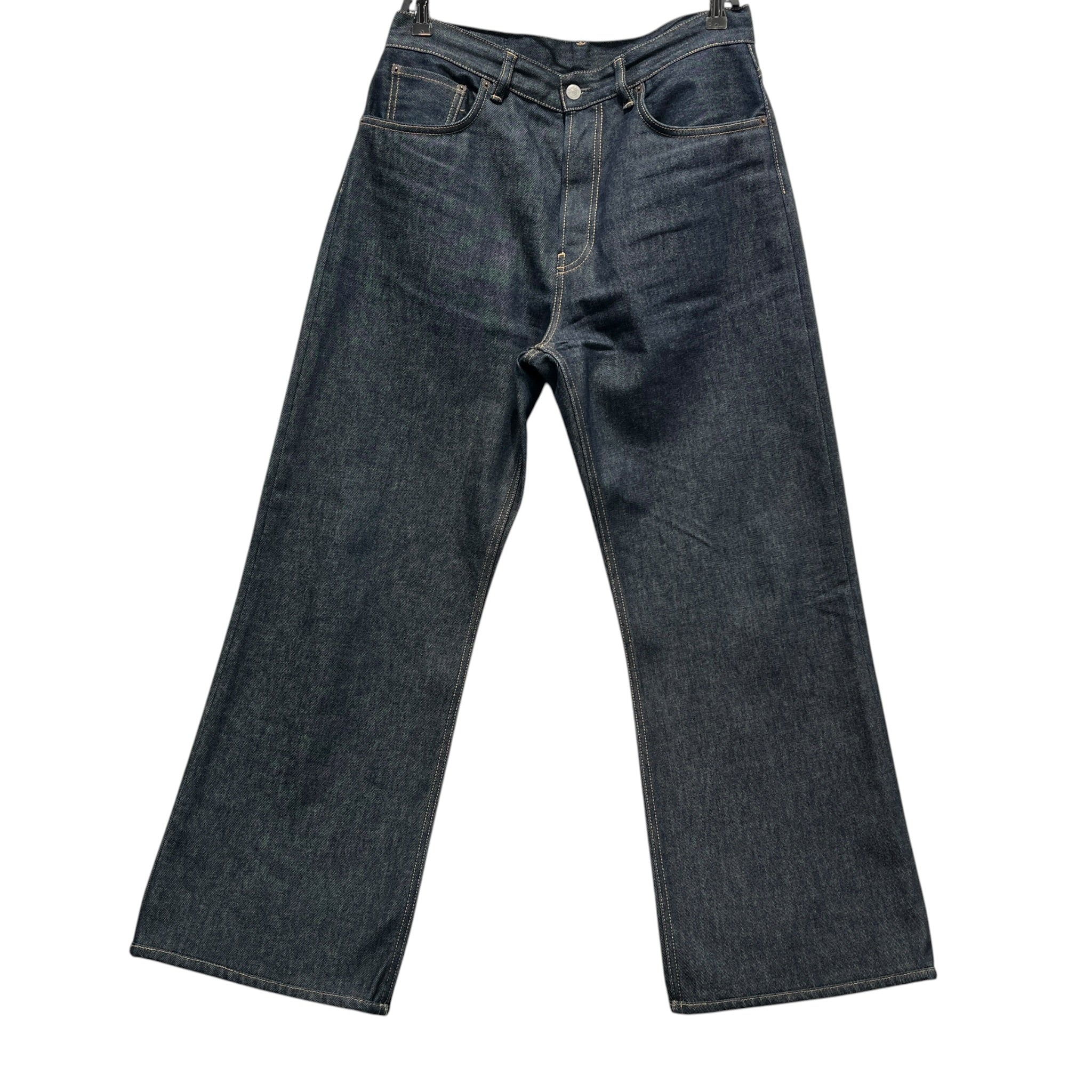 Acne Studios/Pants/32/Cotton/IDG/LEATHER LOGO PATCH/2021 NEW RW view 1