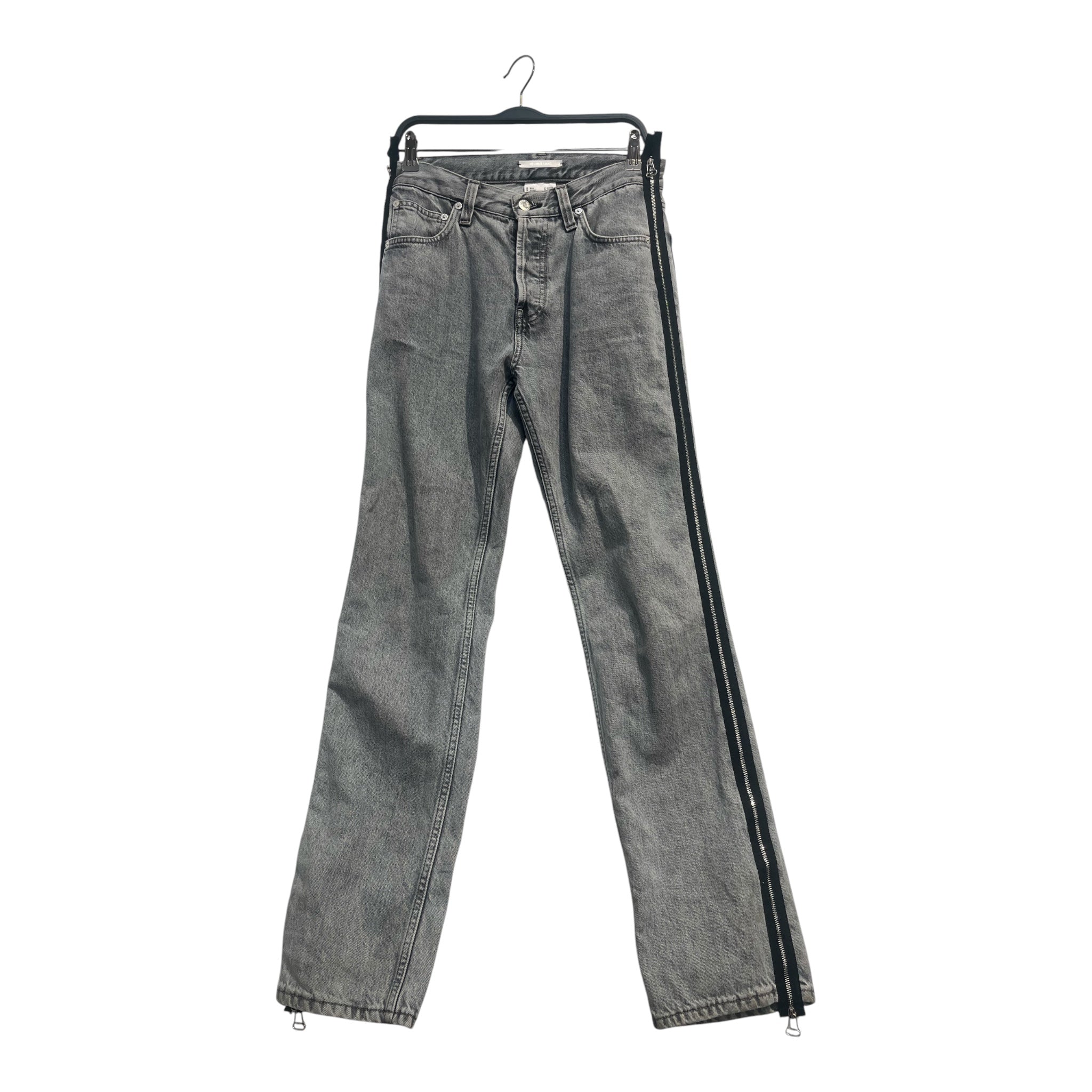 Helmut Lang/Bottoms/27/Cotton/GRY/Hi Spikes Zippered Jeans view 1