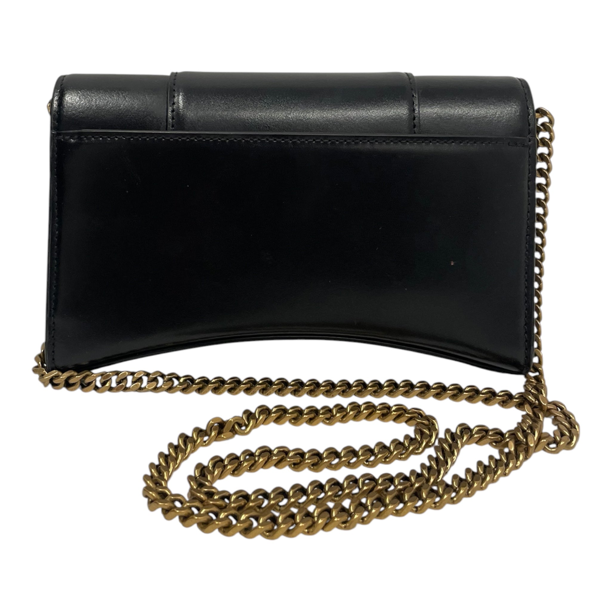 BALENCIAGA/Hand Bag/Leather/BLK/HOURGLASS view 2