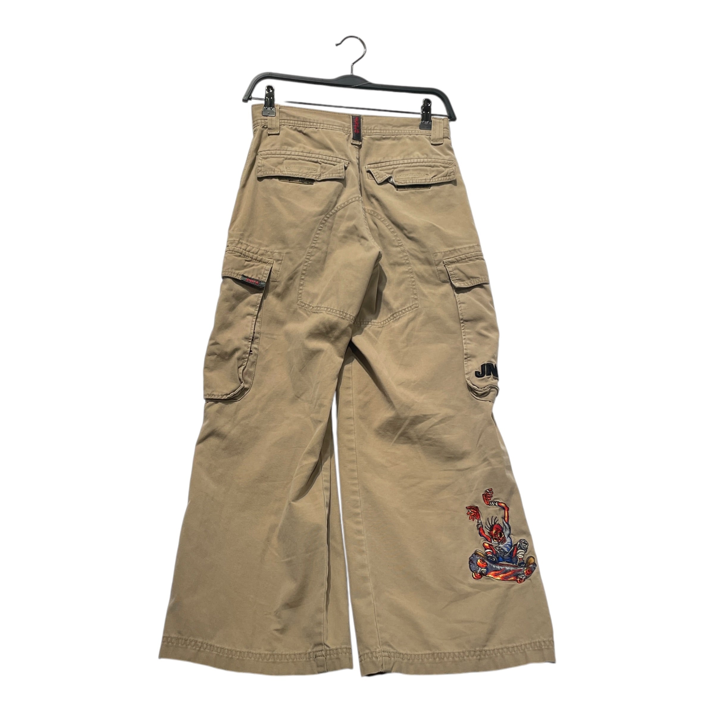 JNCO/Bottoms/Cotton/KHK/Skeleton Skateboard Khaki view 2