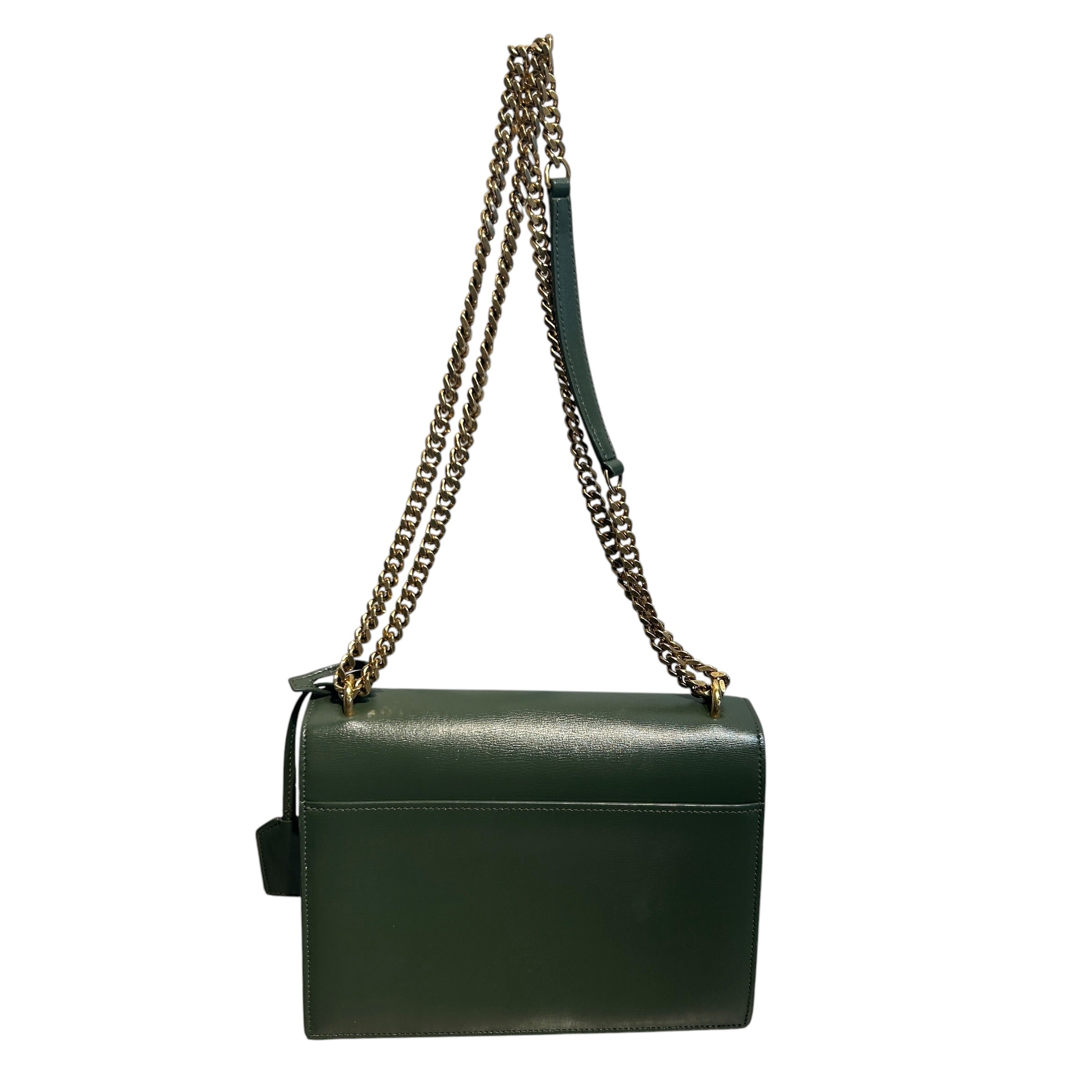SAINT LAURENT/Cross Body Bag/Leather/GRN/KATE view 2