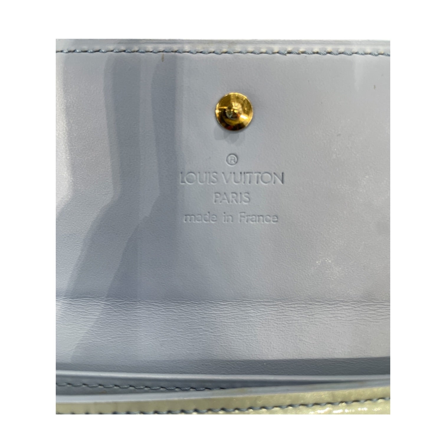 LOUIS VUITTON/Bifold Wallet/Monogram/Leather/GRN/vernis elise in pistachio view 3