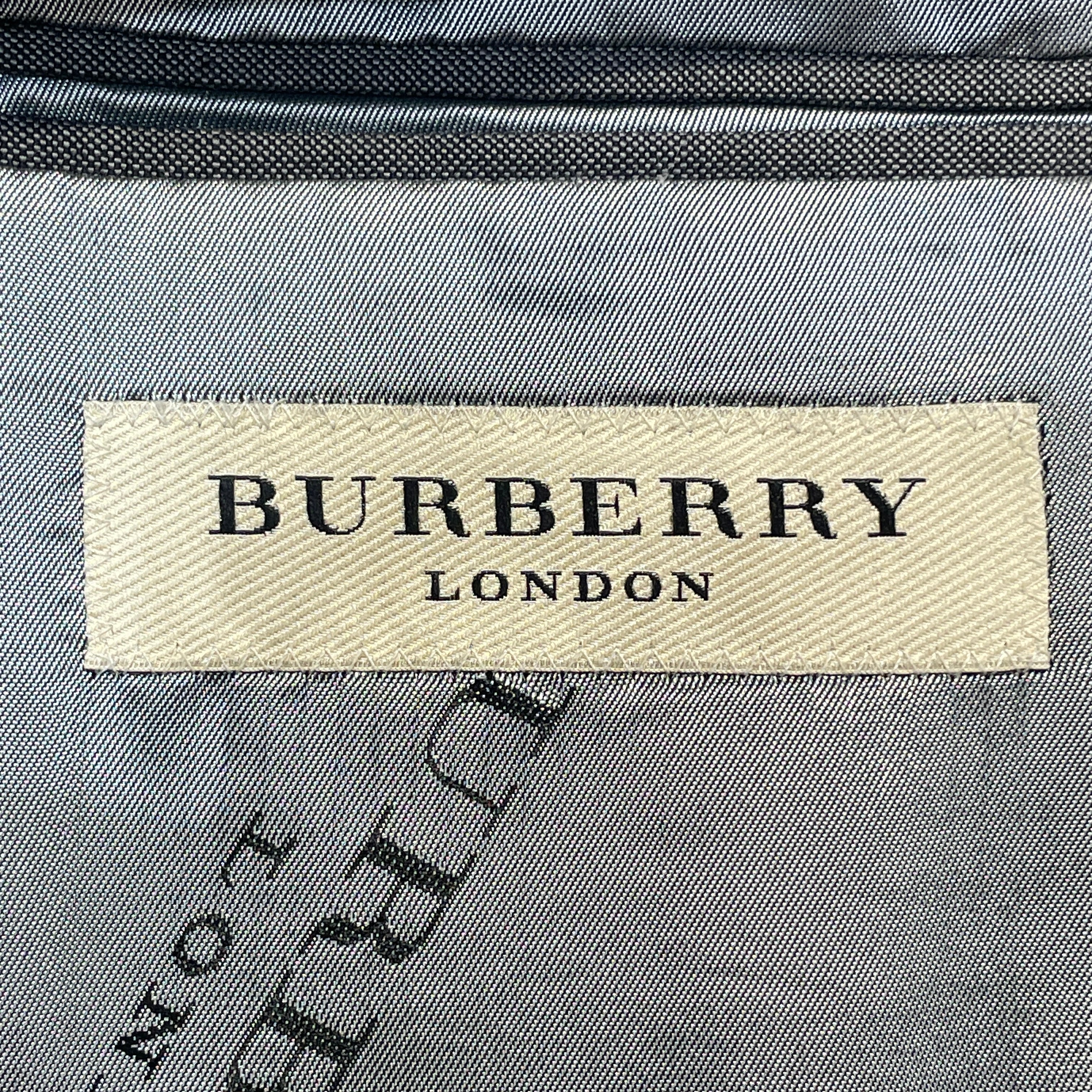 BURBERRY LONDON/Jacket/52/Cotton/GRY/Blazer Suit Jacket view 3
