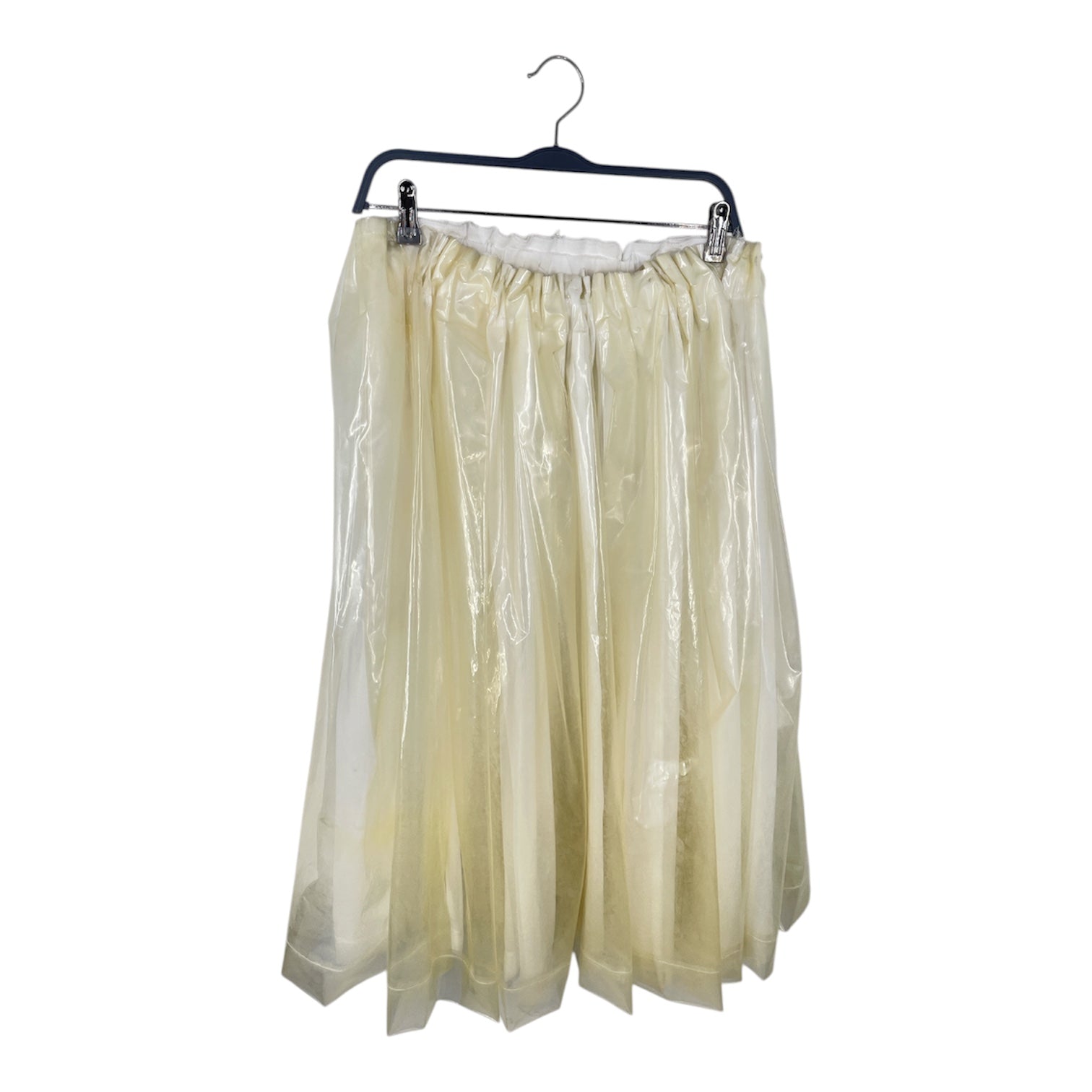 COMME des GARCONS/Long Skirt/S/CRM/GG-S020 2020 PVC LAYERED PUFF view 2