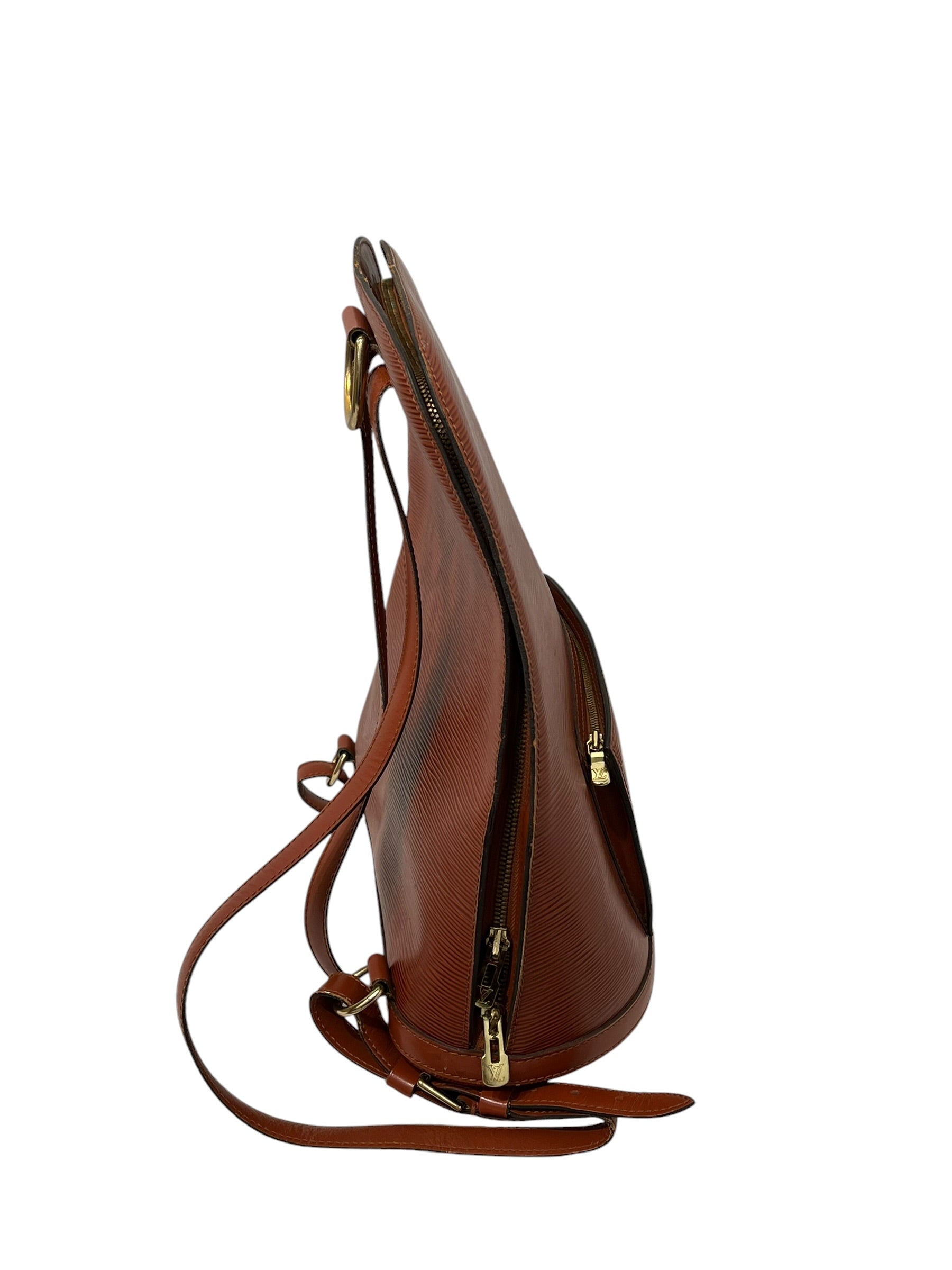 LOUIS VUITTON/Backpack/Leather/BRW/GOBELINS FRONT POCKET BAG view 2