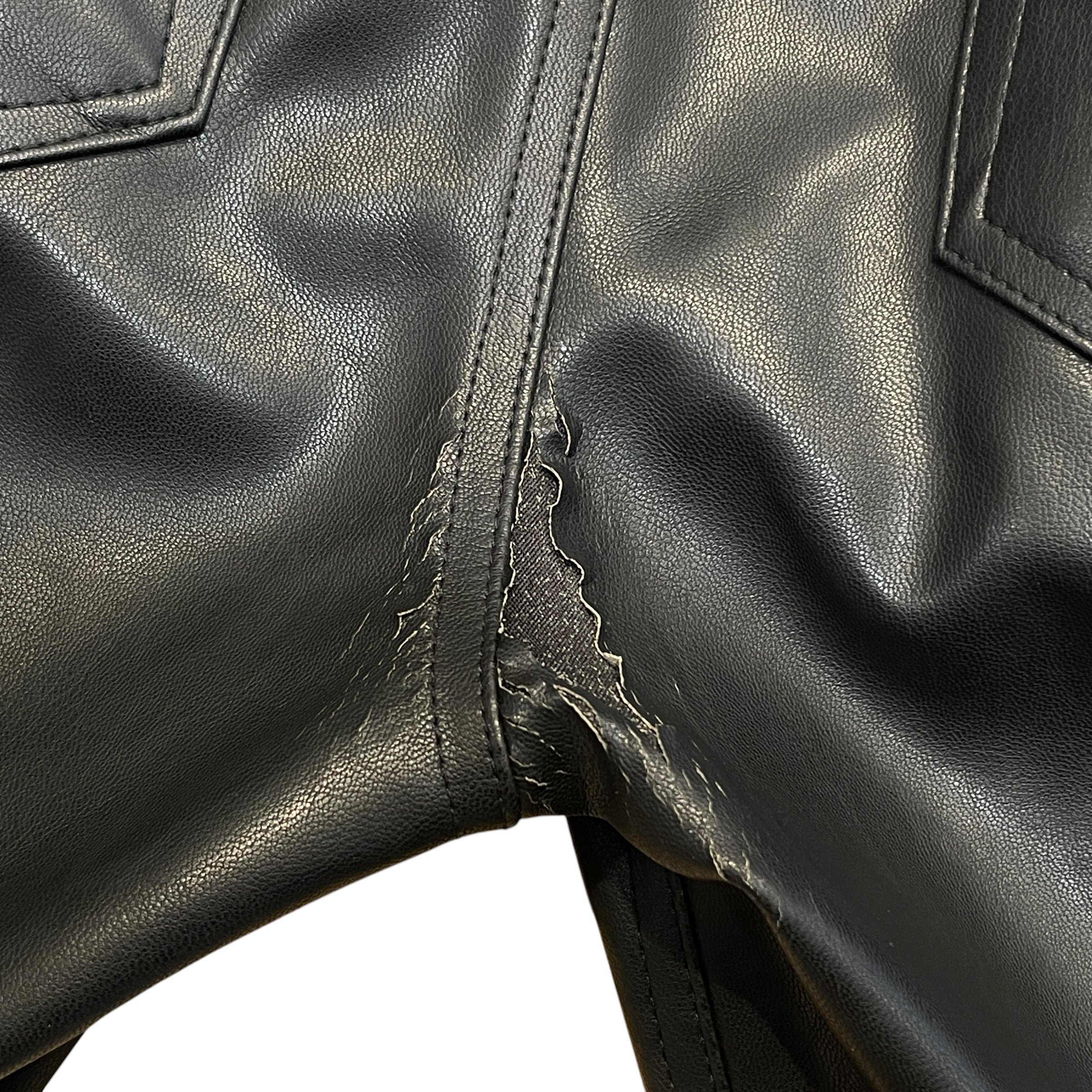 Rick Owens/Pants/29/Leather/BLK/Creach Cargo Skinny Demin view 7