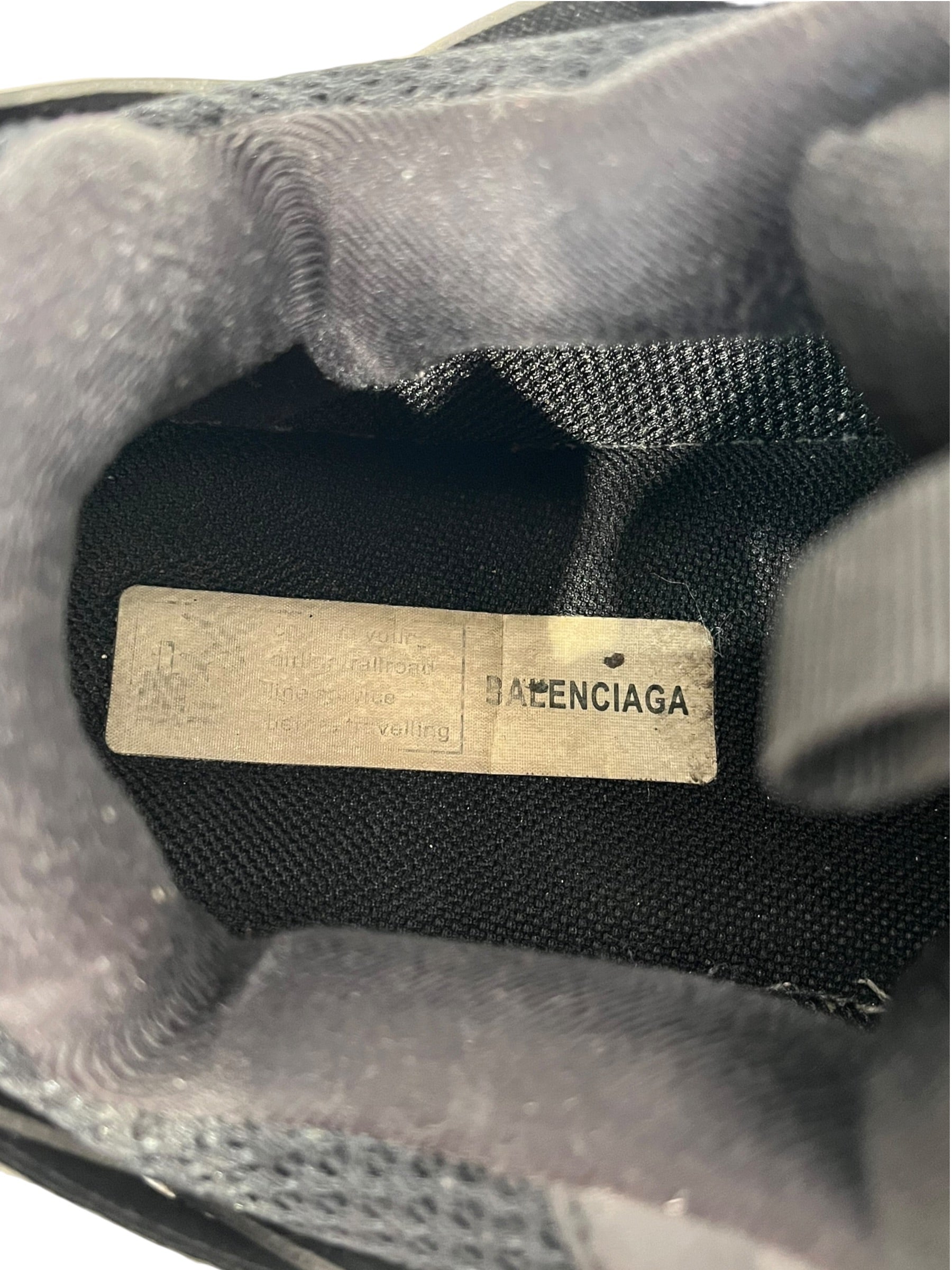 BALENCIAGA/Low-Sneakers/US 10/Cotton/BLK/LED TRACK SNEAKER view 5