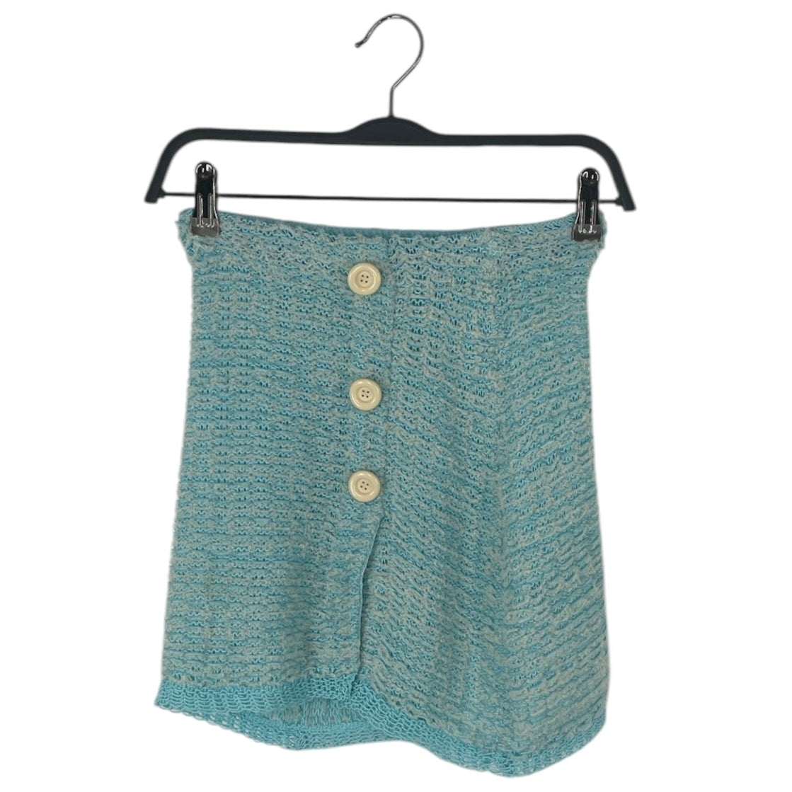 Acne Studios/Skirt/XXS/Nylon/BLU/MINI SKIRT TWEED CREAM BUTTONS view 1