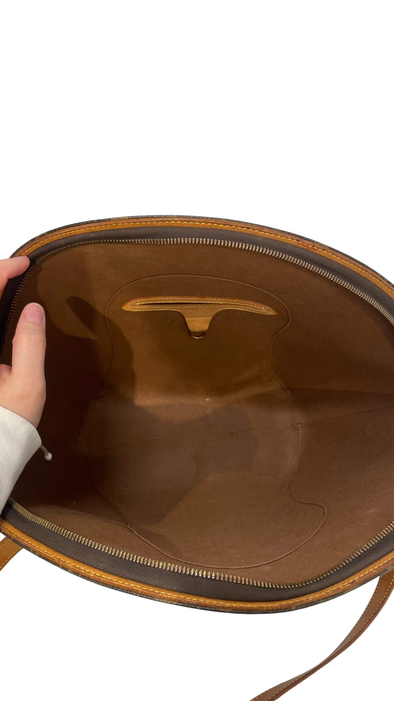 LOUIS VUITTON/Hand Bag/Monogram/Leather/BRW/Ellipse GM view 4