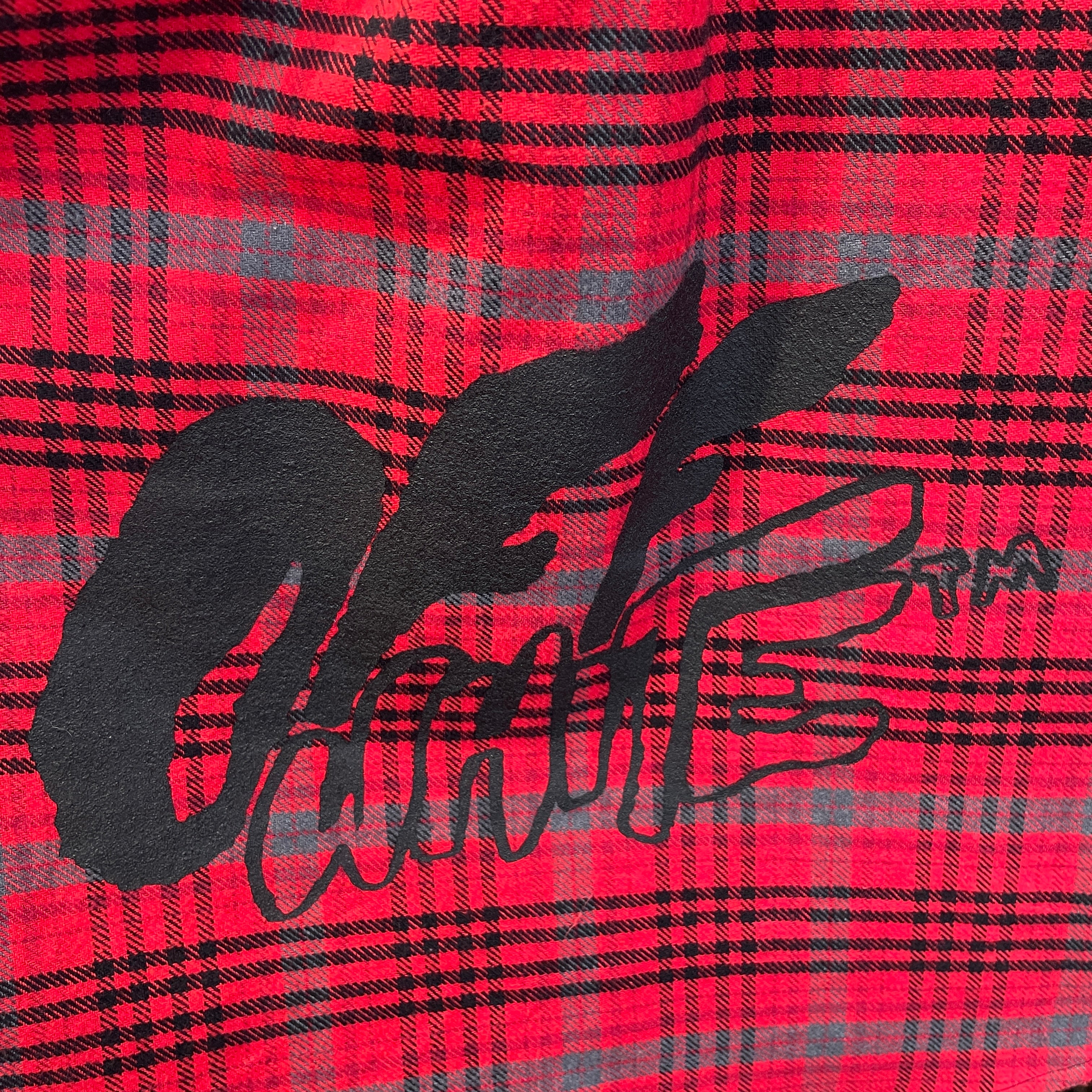 OFF-WHITE/Flannel Shirt/XS/Cotton/RED/Plaid/OFF WHITE RED FLANEL view 4
