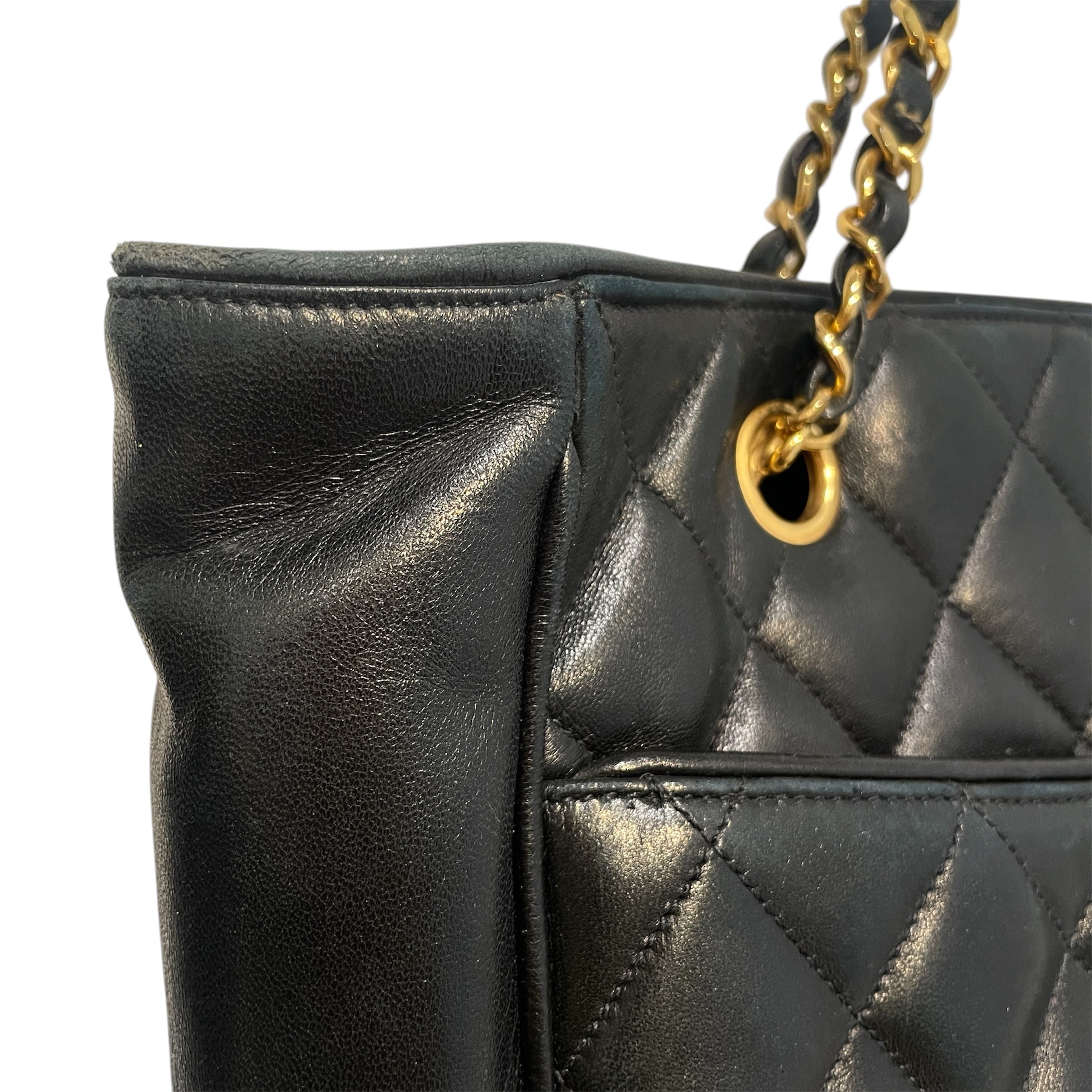 CHANNEL/Bag/Leather/BLK/Lambskin Tote view 7