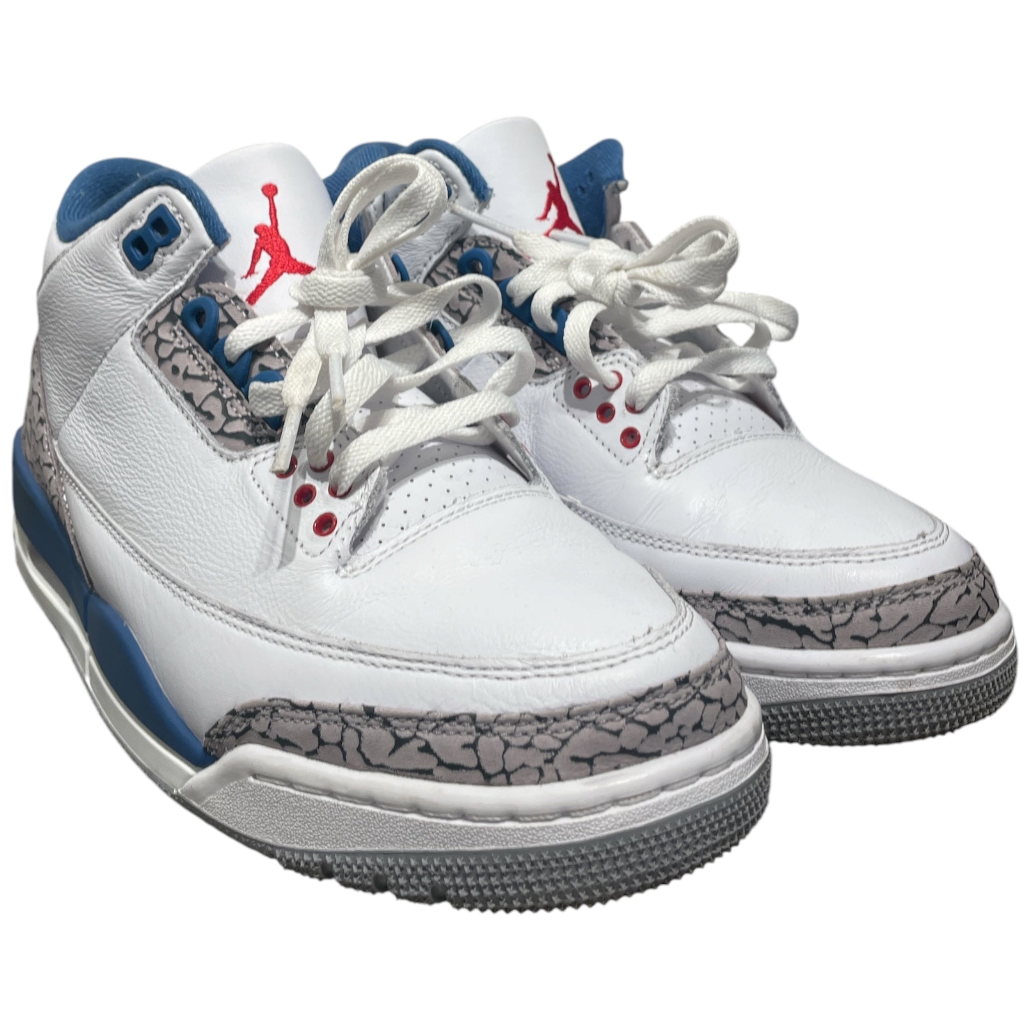 NIKE/Hi-Sneakers/US 8/Leather/WHT/Jordan 3 True Blue view 1