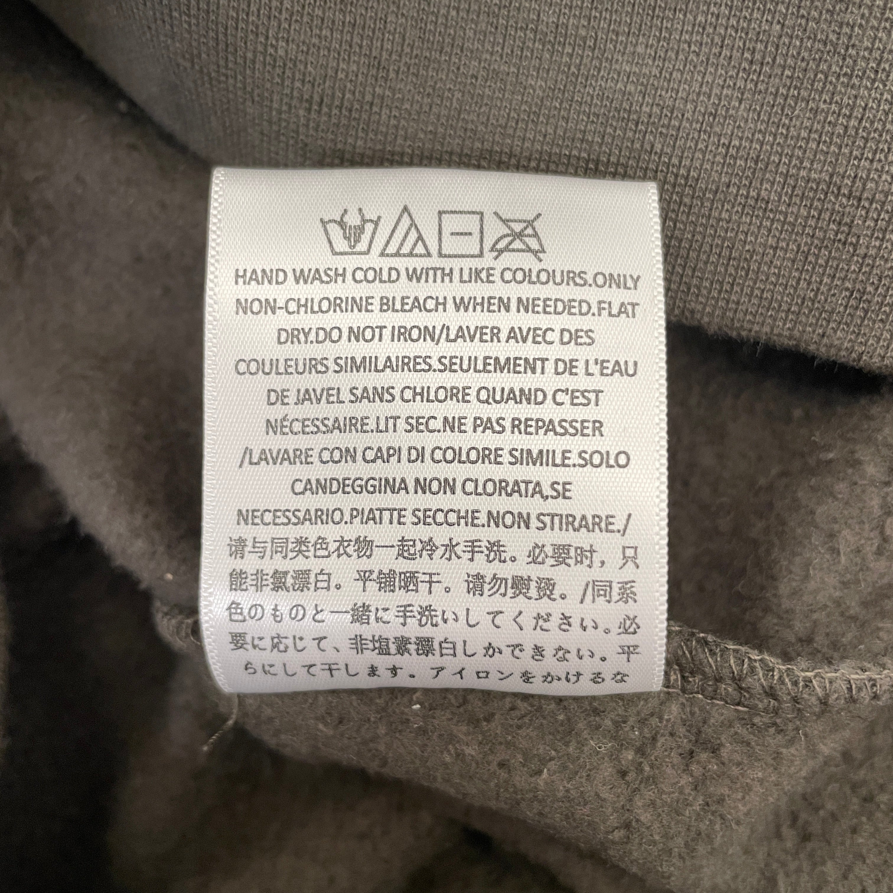 FOG ESSENTIALS/Hoodie/L/Cotton/SLV/CHARCOAL/ view 3