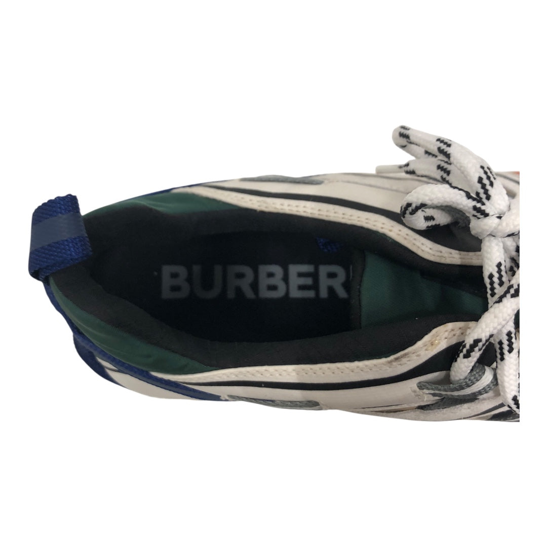 BURBERRY/Low-Sneakers/EU 45/Polyester/WHT/Union Low view 3